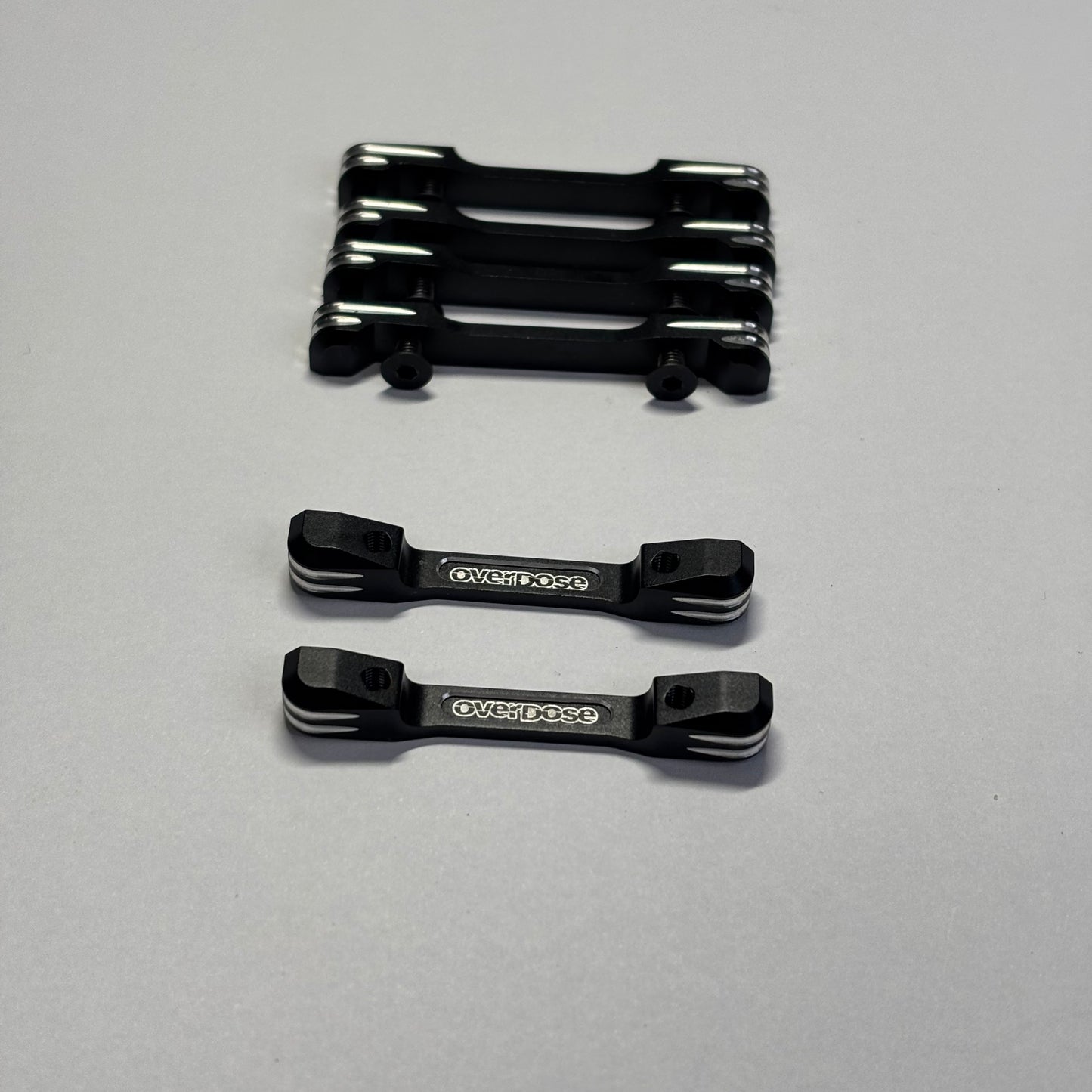 Overdose Black Alloy Suspension Mounts 43.7 & F