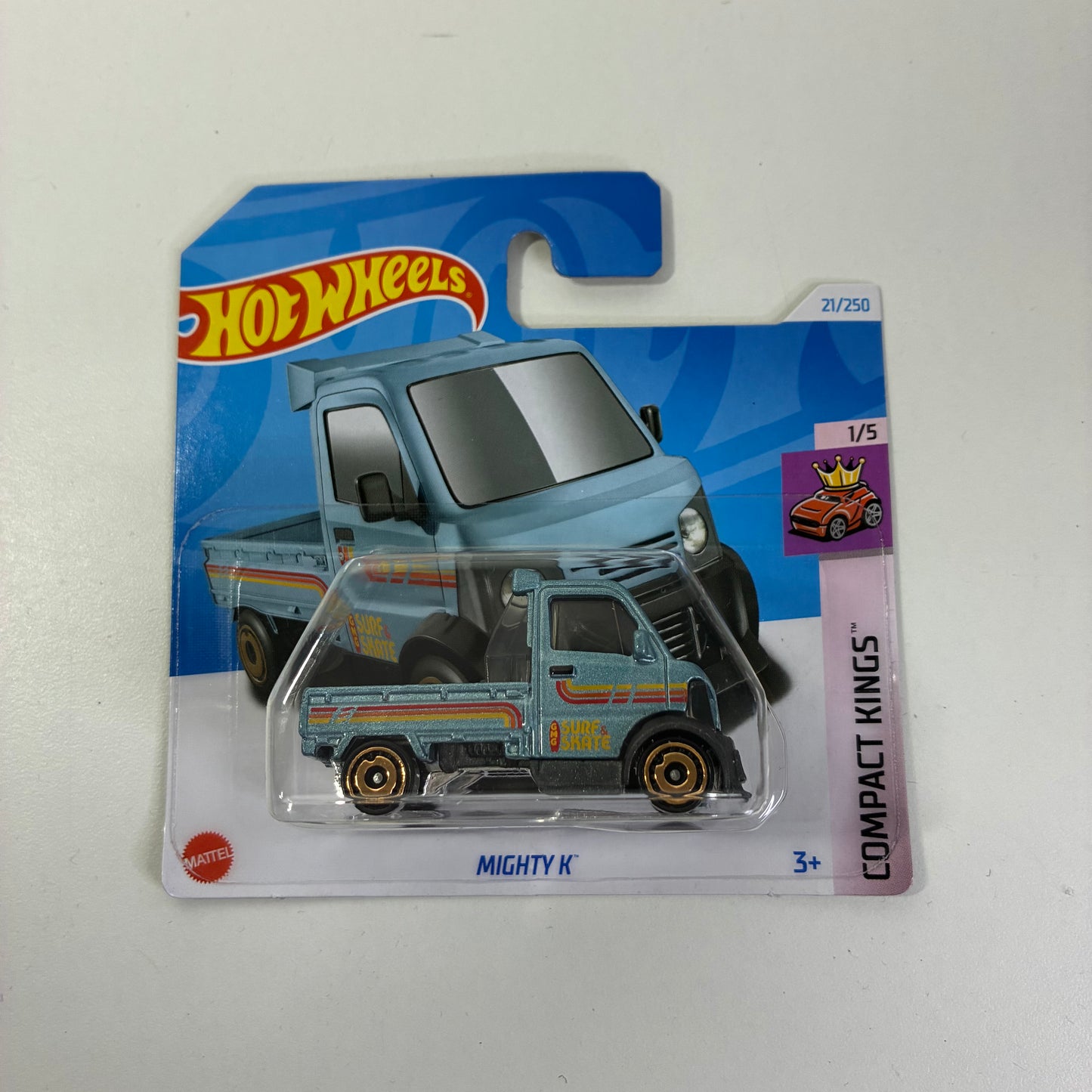Hot Wheels MIGHTY K COMPACT KINGS (Blue Glitter)