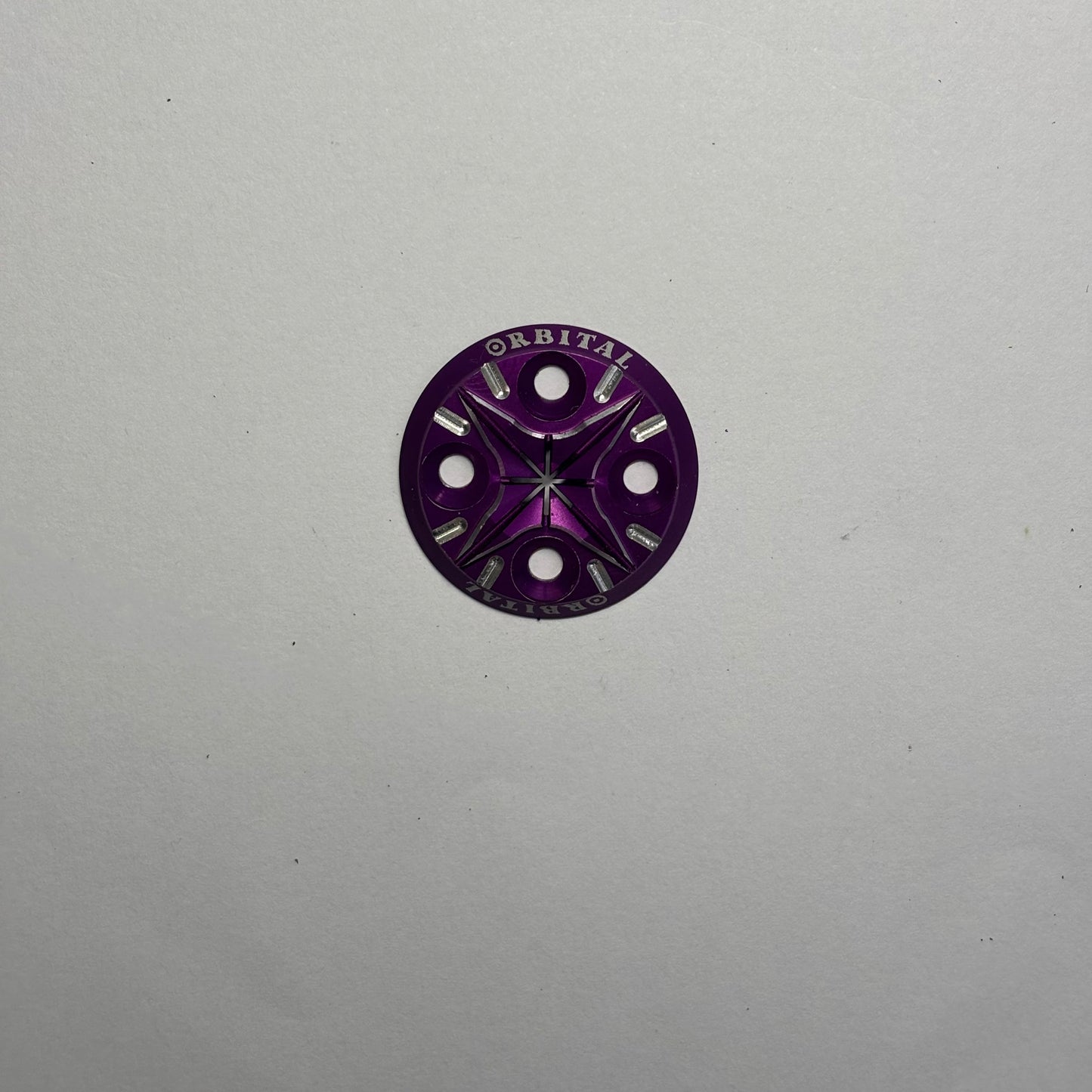 Orbital Purple Alloy Spur Cover
