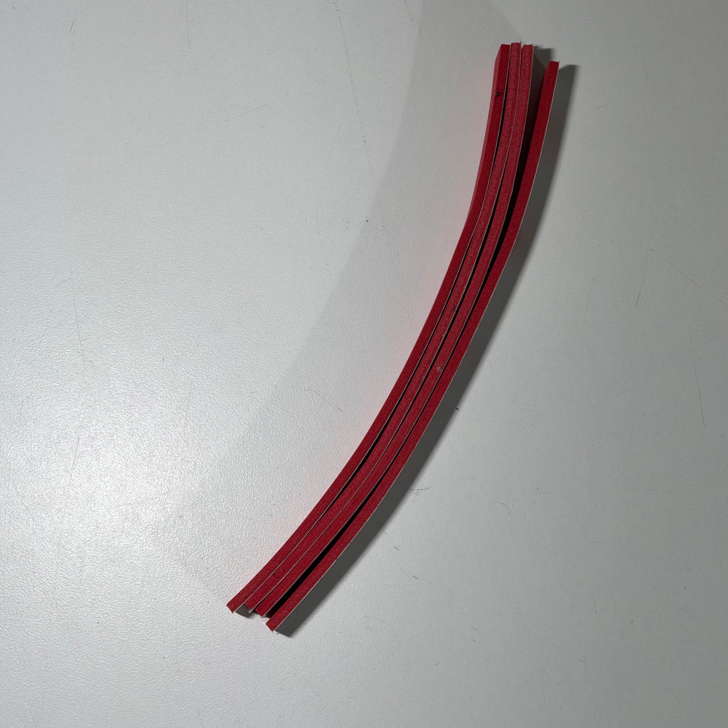 Red Tyre Foam Strips Tyre Holders
