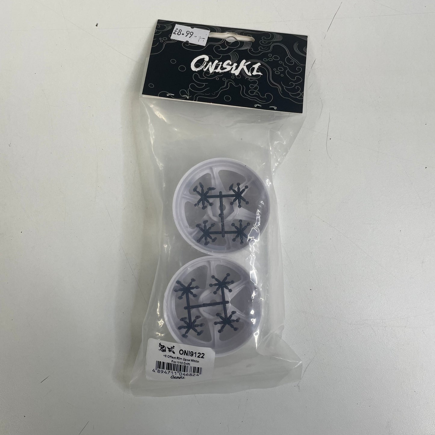 Onisiki White Wheels 326Power ONI9122 6MM Offset x4 Wheels 2 Packs