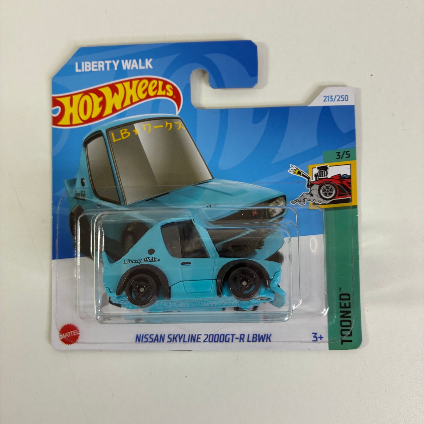 Hot Wheels NISSAN SKYLINE 2000GT-R LBWK TOONED BLUE