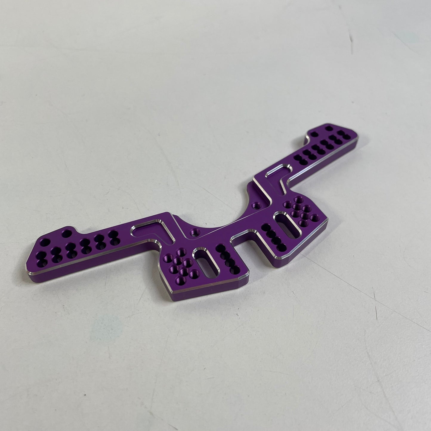 Purple Alloy Rear Shock Tower Shark Team AD