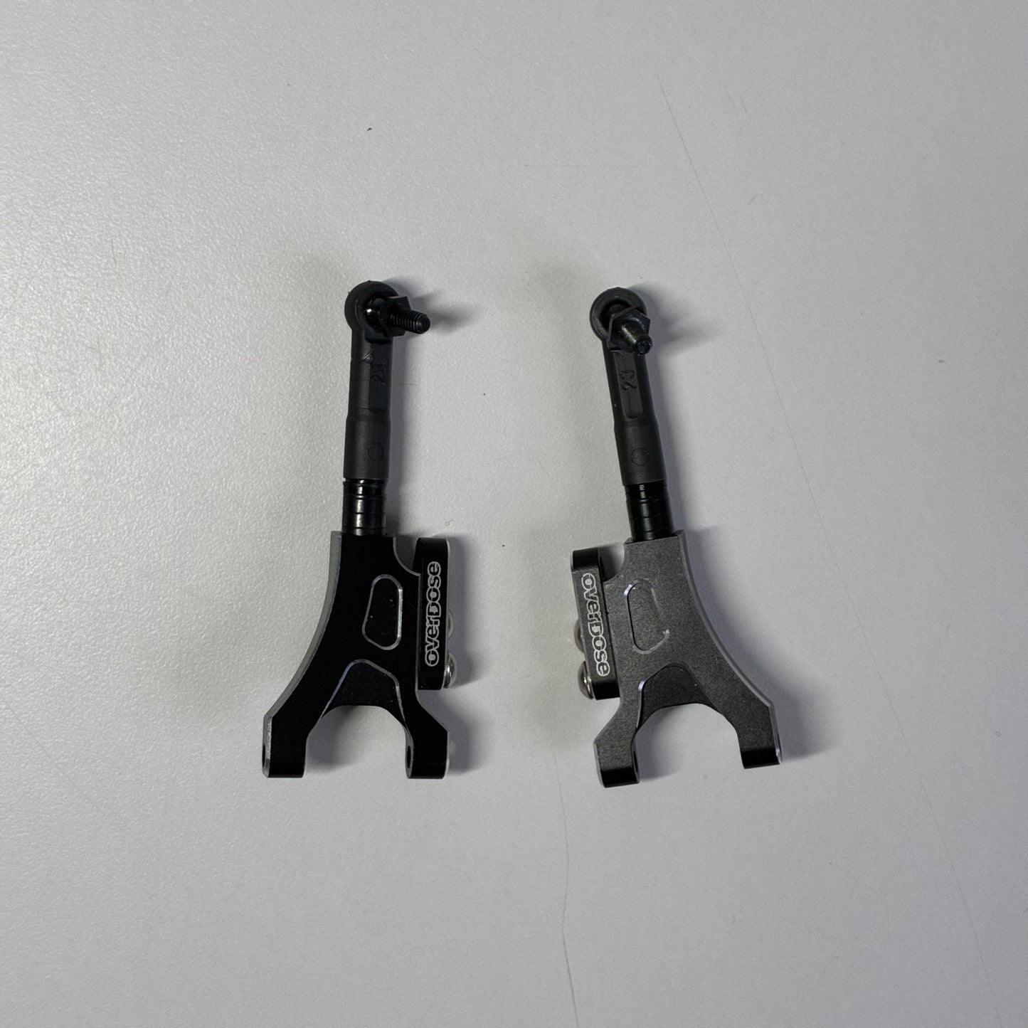 Overdose Black Alloy Lower Arms Front Type 3 OD2857