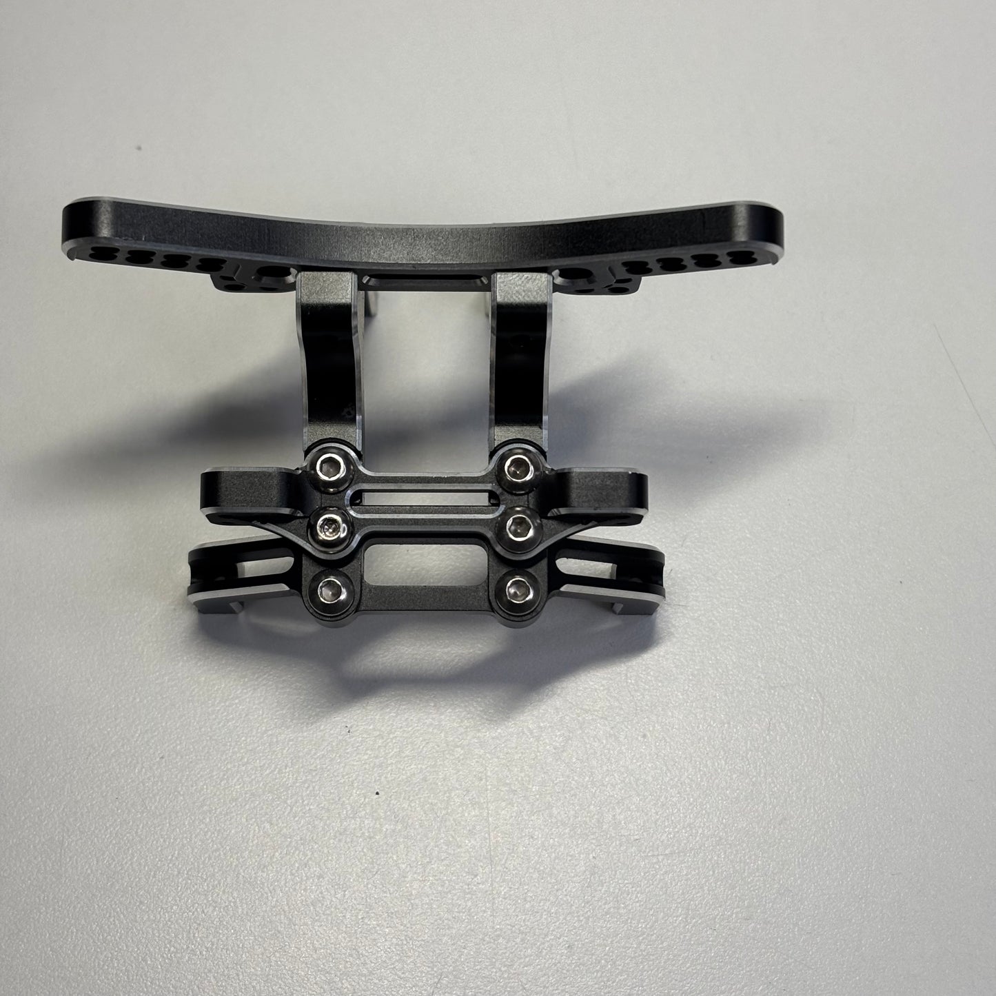Yokomo Black Alloy Front Bulkhead Complete Shock Tower Front