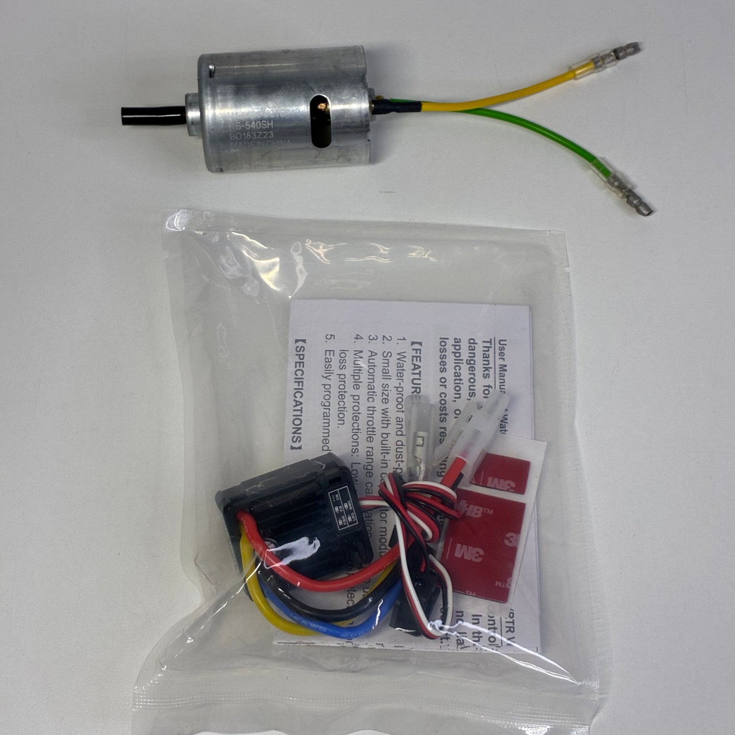 Tamiya Brushed Motor & ESC New