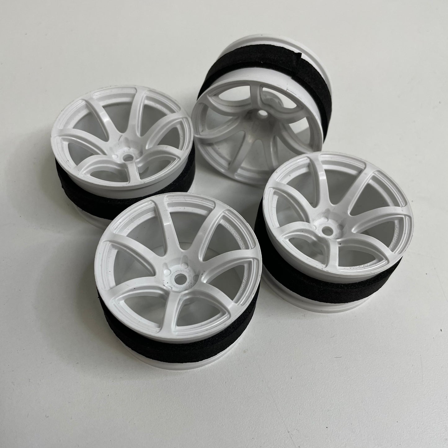 Overdose 30mm White Wheels 9mm Offset Work Emoticon