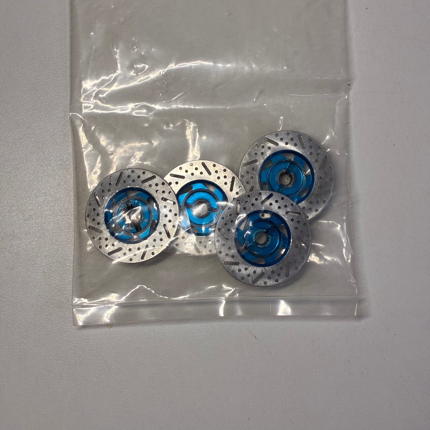 Brake Discs Blue Silver