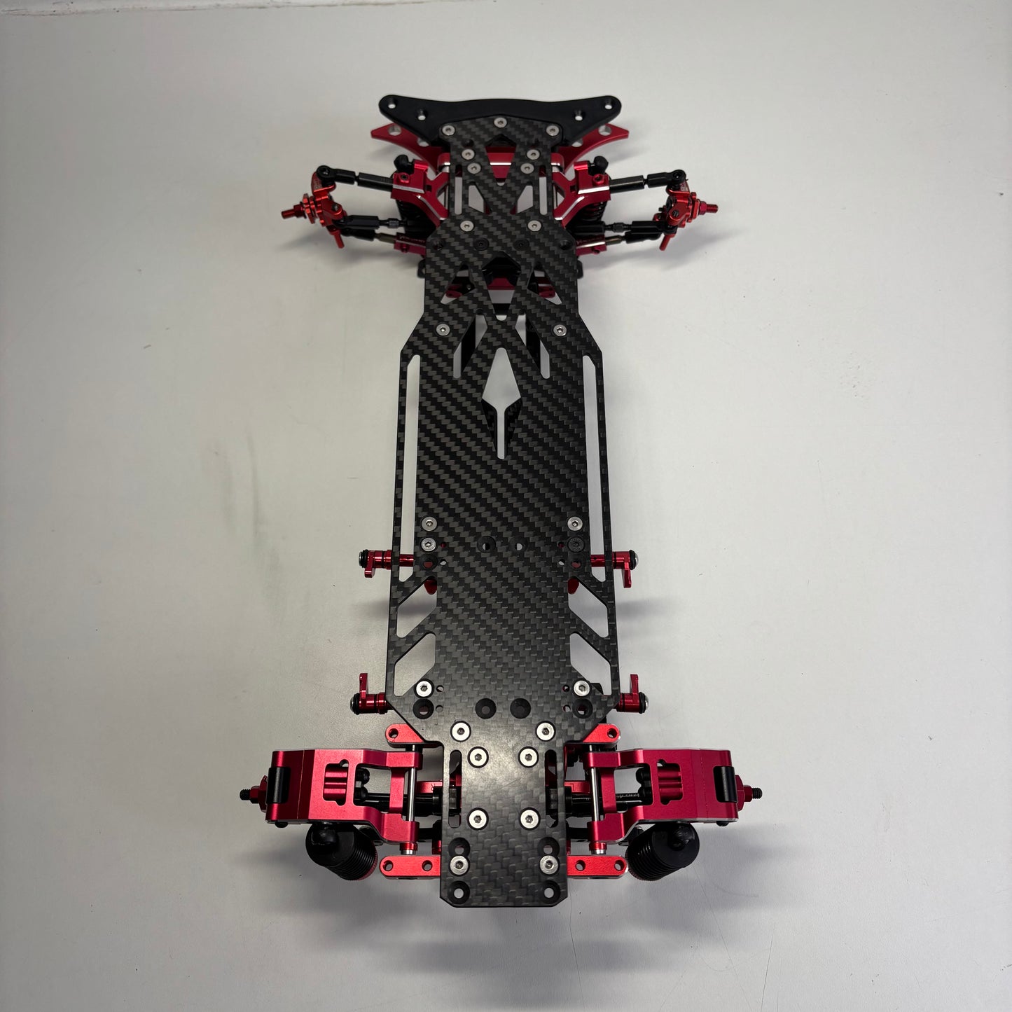 Reve D MC-1 MC1 Red Alloy Drift RWD Chassis Complete Upgraded