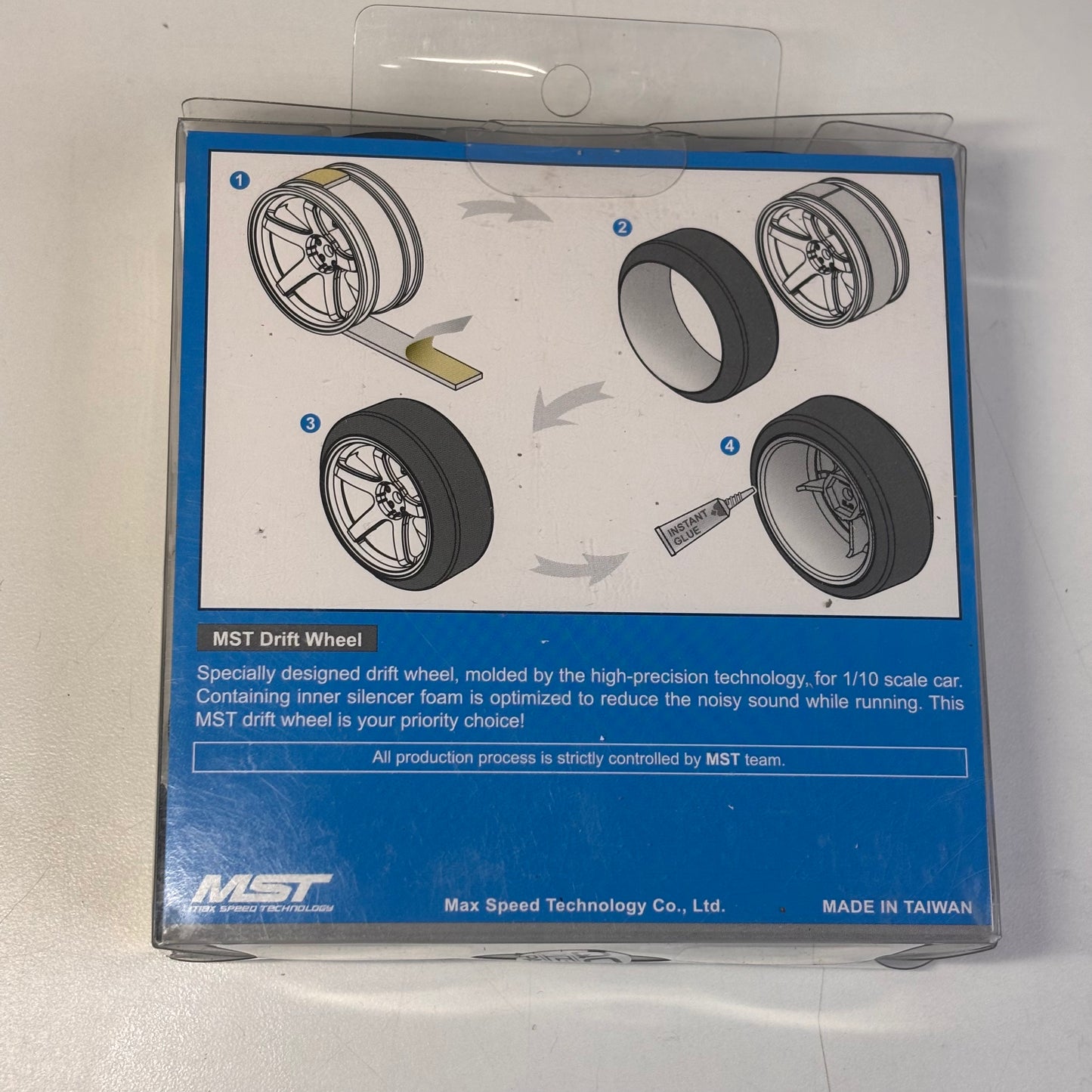 MST Wheels Offset 8 Black
