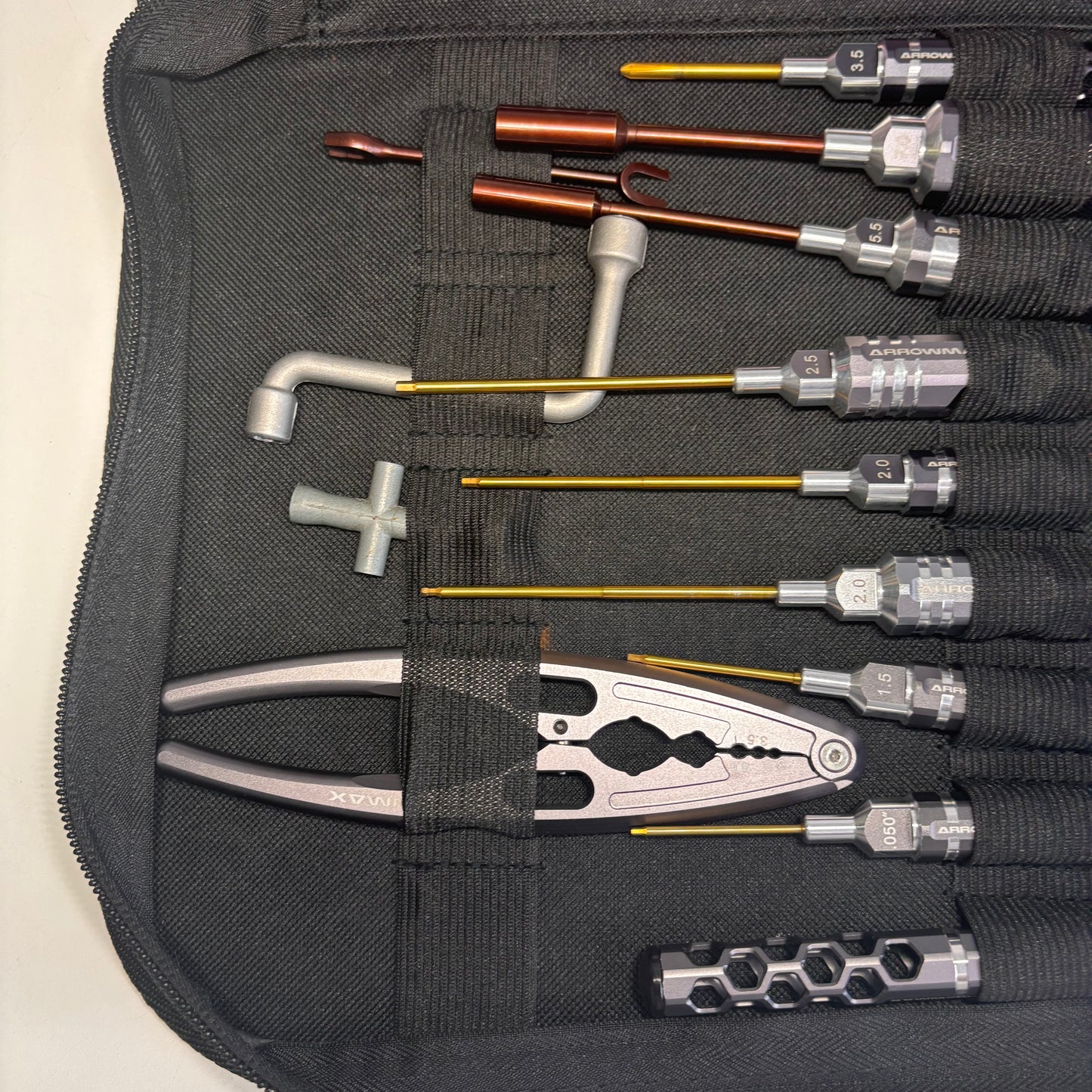 Arrowmax Tool Case With Tools Honeycomb 1.5, 2.0, 2.5, 3.0 5.5, 7.0 Allex Nut Drivers