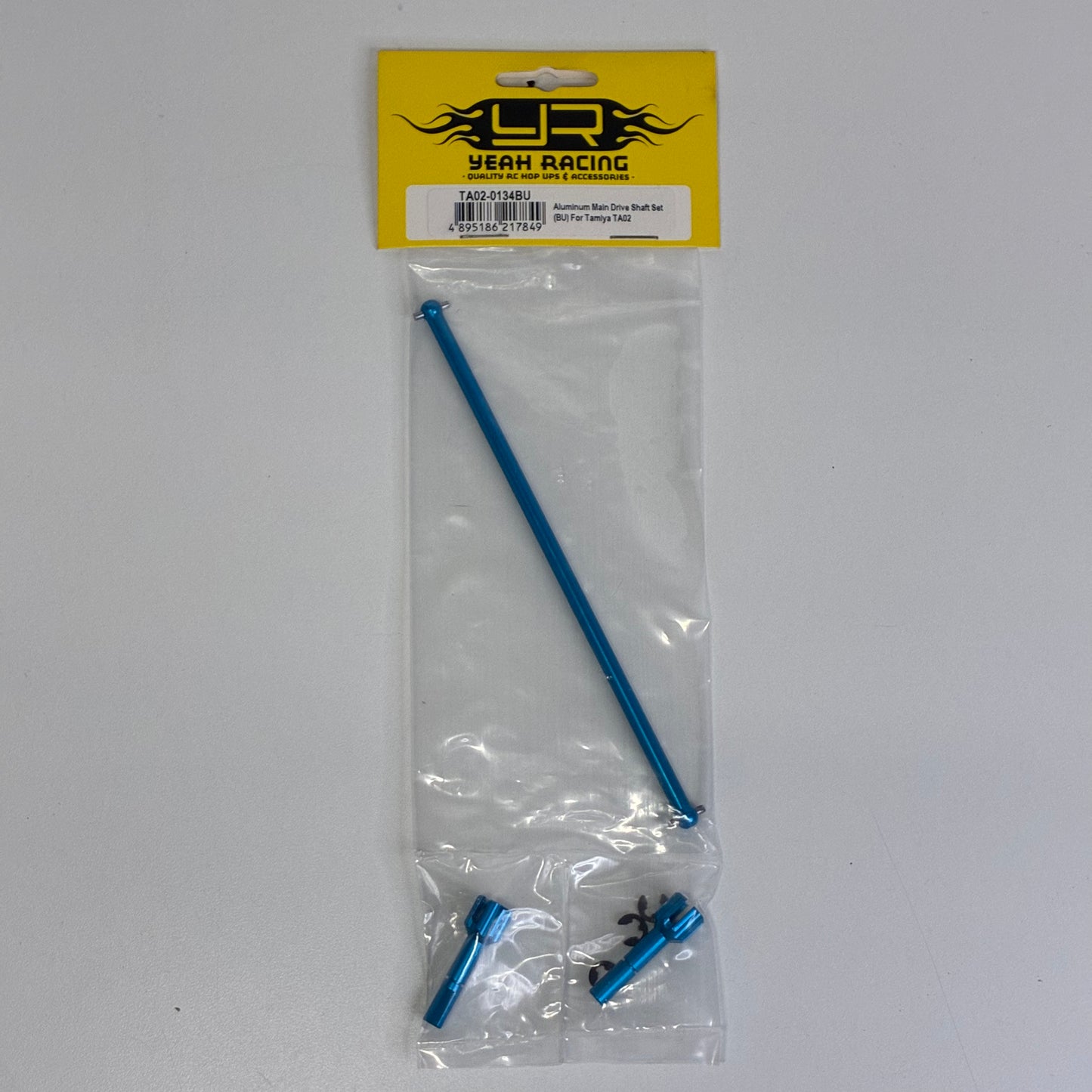 Yeah Racing Aluminium Main Drive Shaft Set Blue TA02