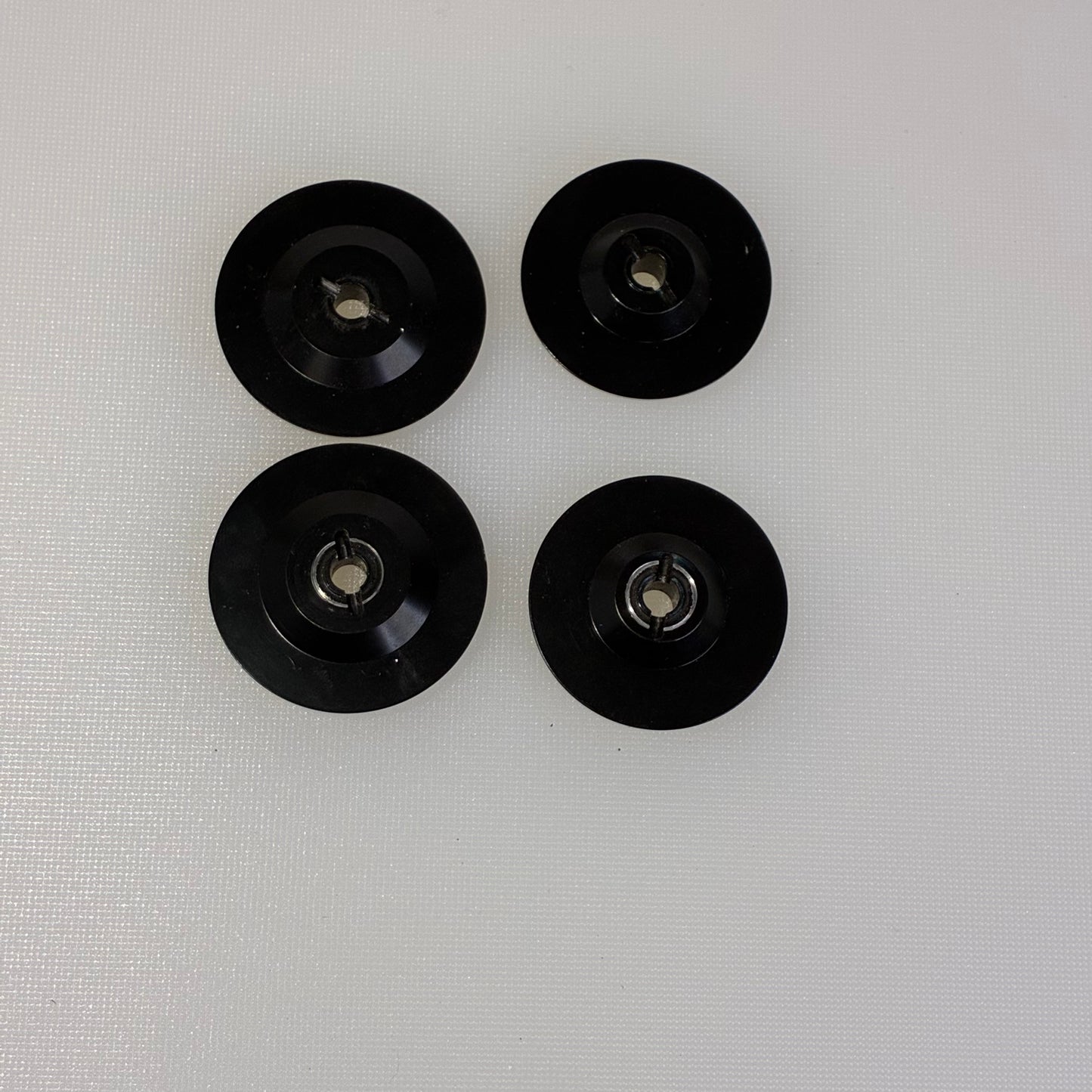 Black Alloy Alloy Hex Discs 12mm