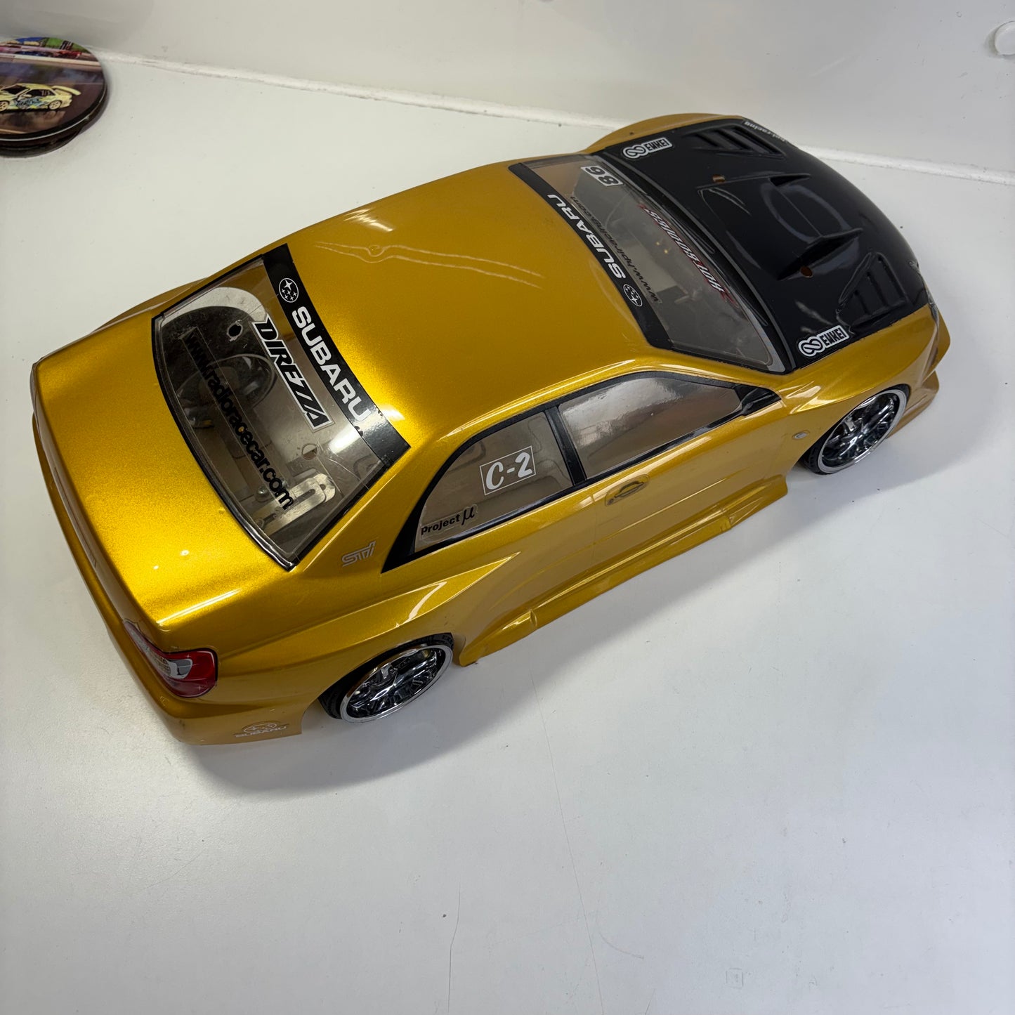 Subaru Impreza Gold Bodyshell HPI