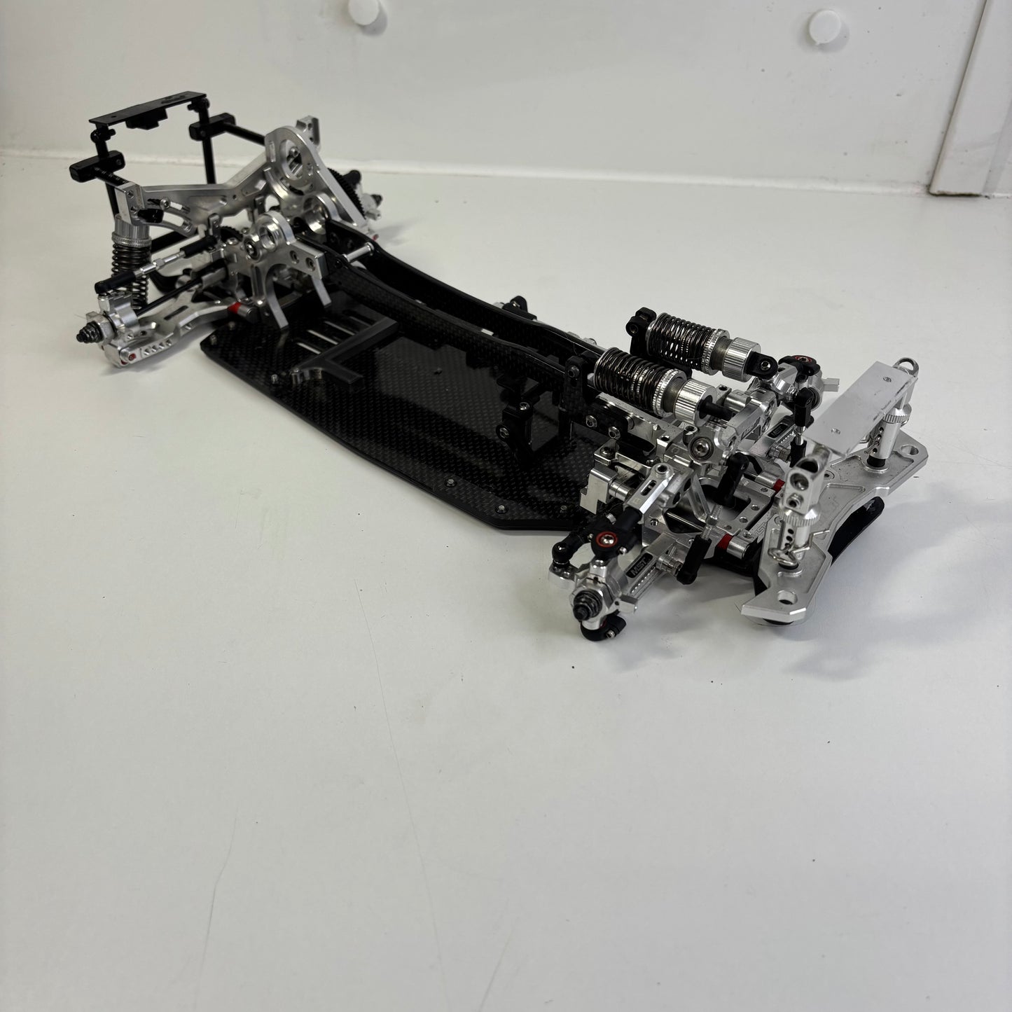MST RMX Silver Full Alloy Carbon Drift Chassis RWD IFS