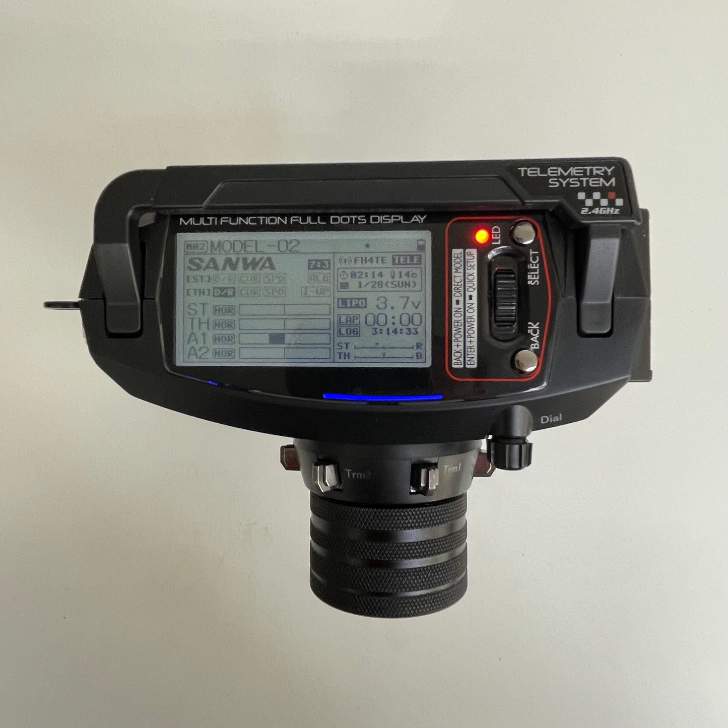 Sanwa MT44 RC Controller RX-472 Receiver 2.4GHz SSL & Alloy Wheel