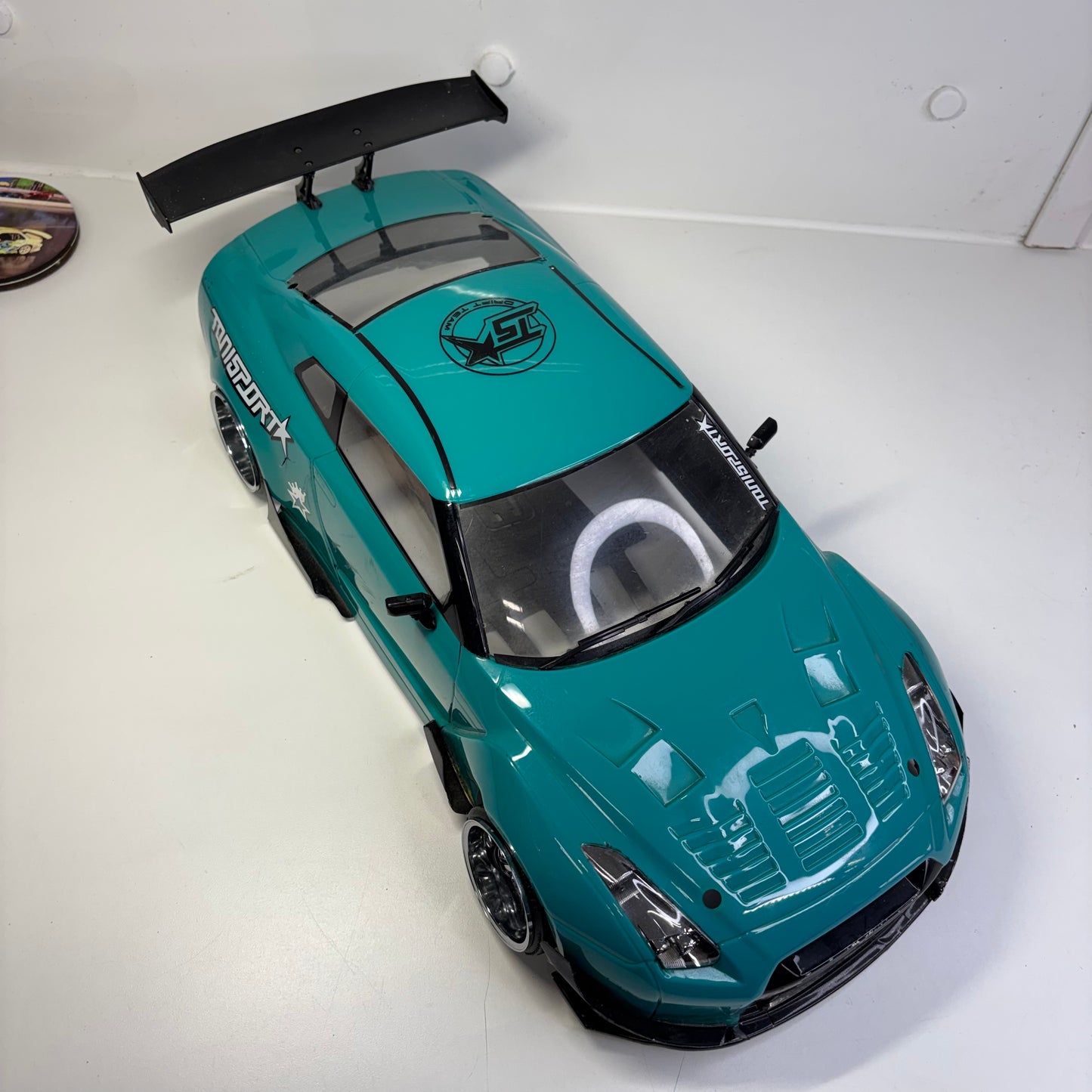 Nissan Skyline R35 GTR Teal Bodyshell