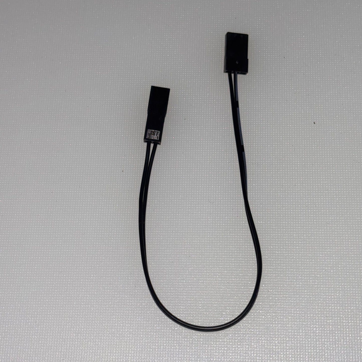 Black Fan Extension Cable Lead
