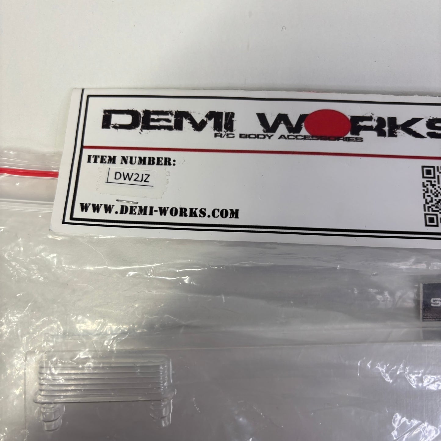 Demi Works Clear Unpainted Engine Bay DW-2JZ