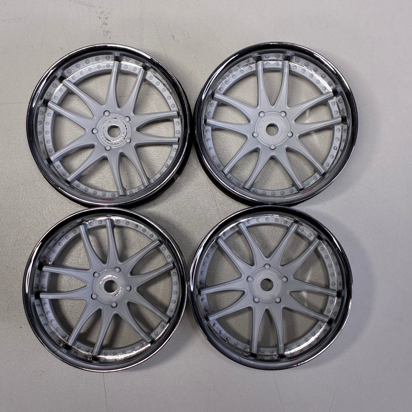 Lab White Chrome Wheels Offset 8