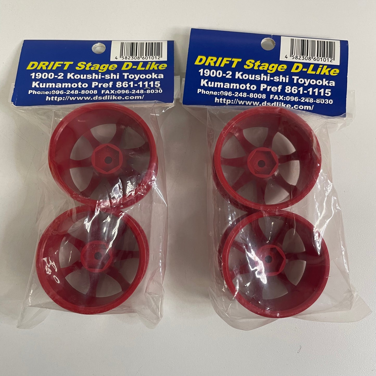 D-Like Red Wheels Offset 2mm x4
