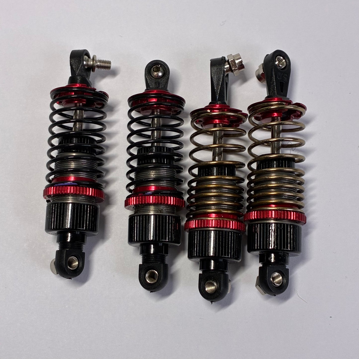 MST TDA Black Red Alloy Shocks