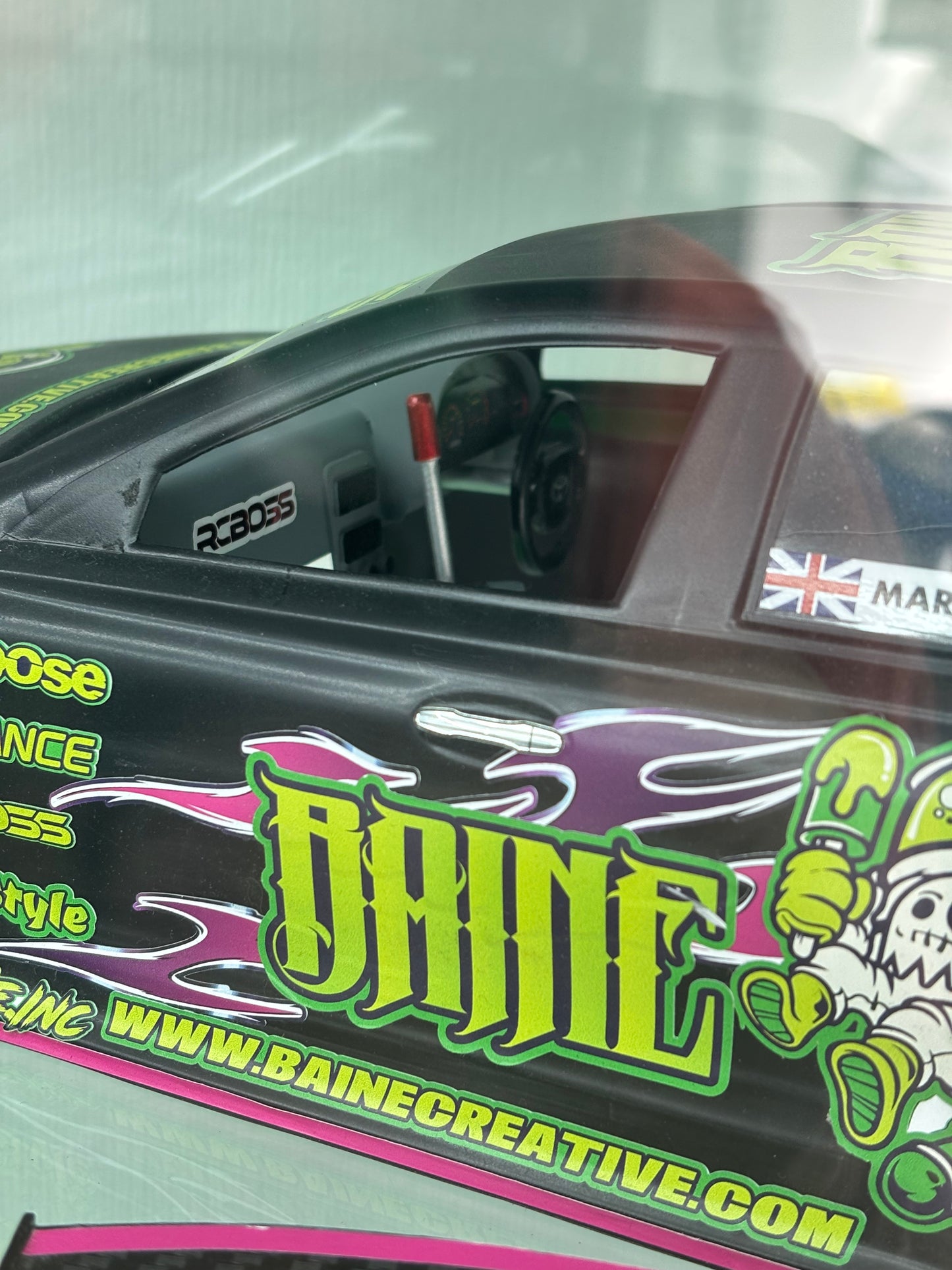 Yokomo Mark X Baine Bodyshell Black