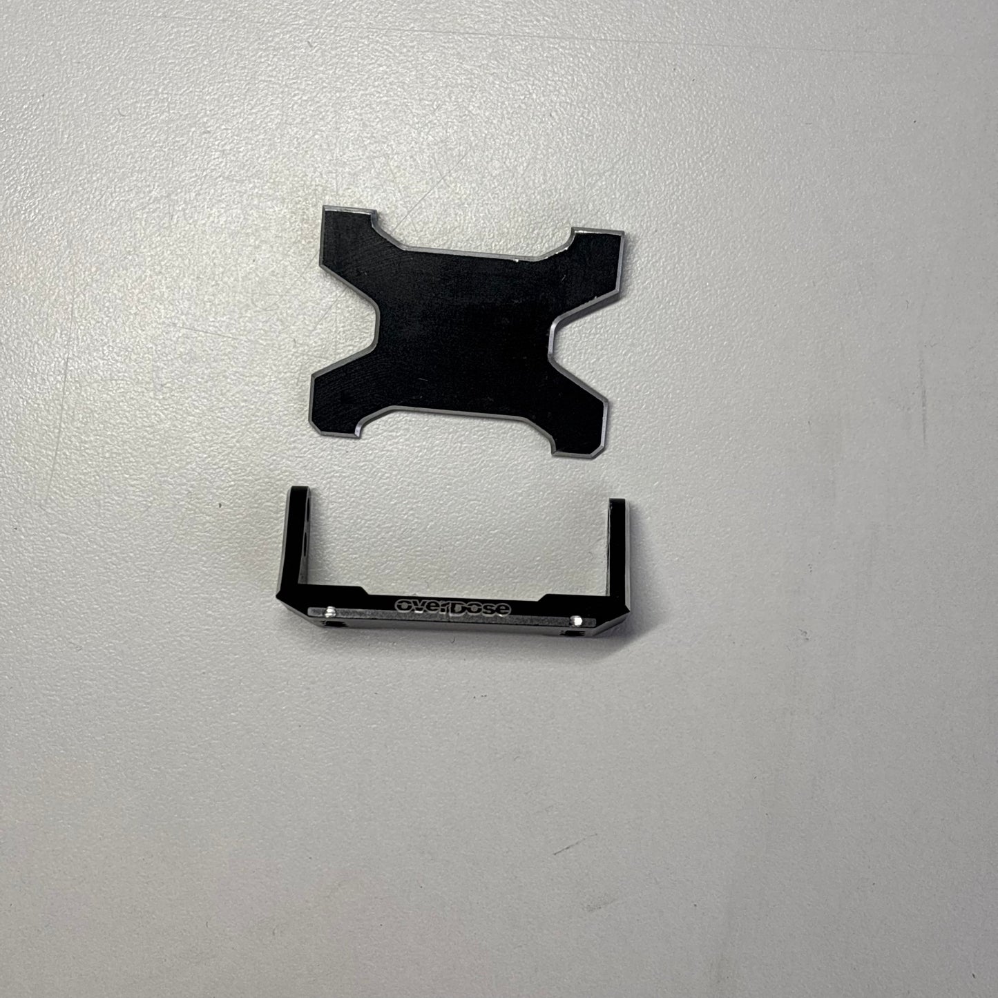 Overdose Black Alloy Rear ESC Holder