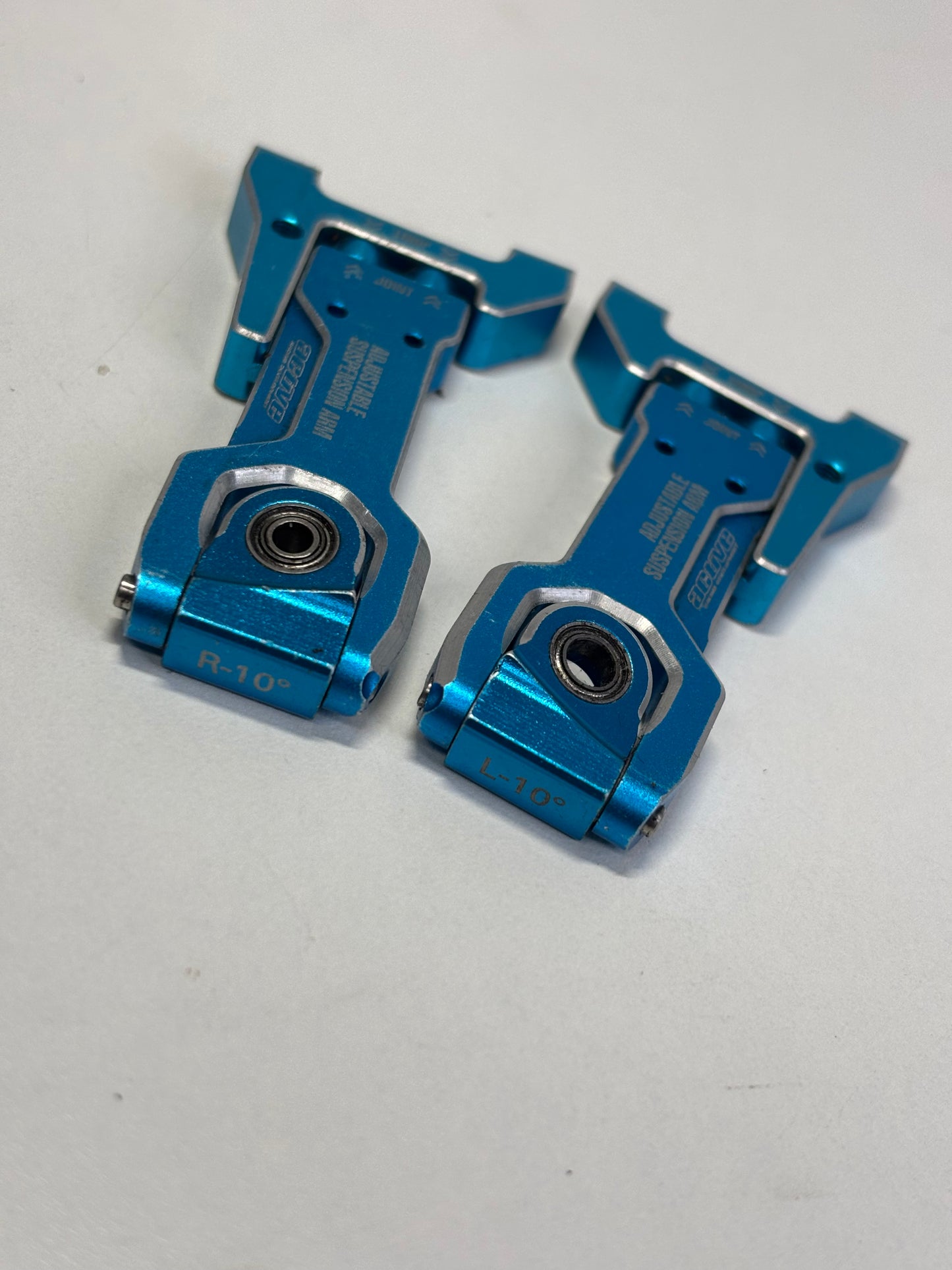 Active Rear Arms Rear Toe Blue Alloy Yokomo