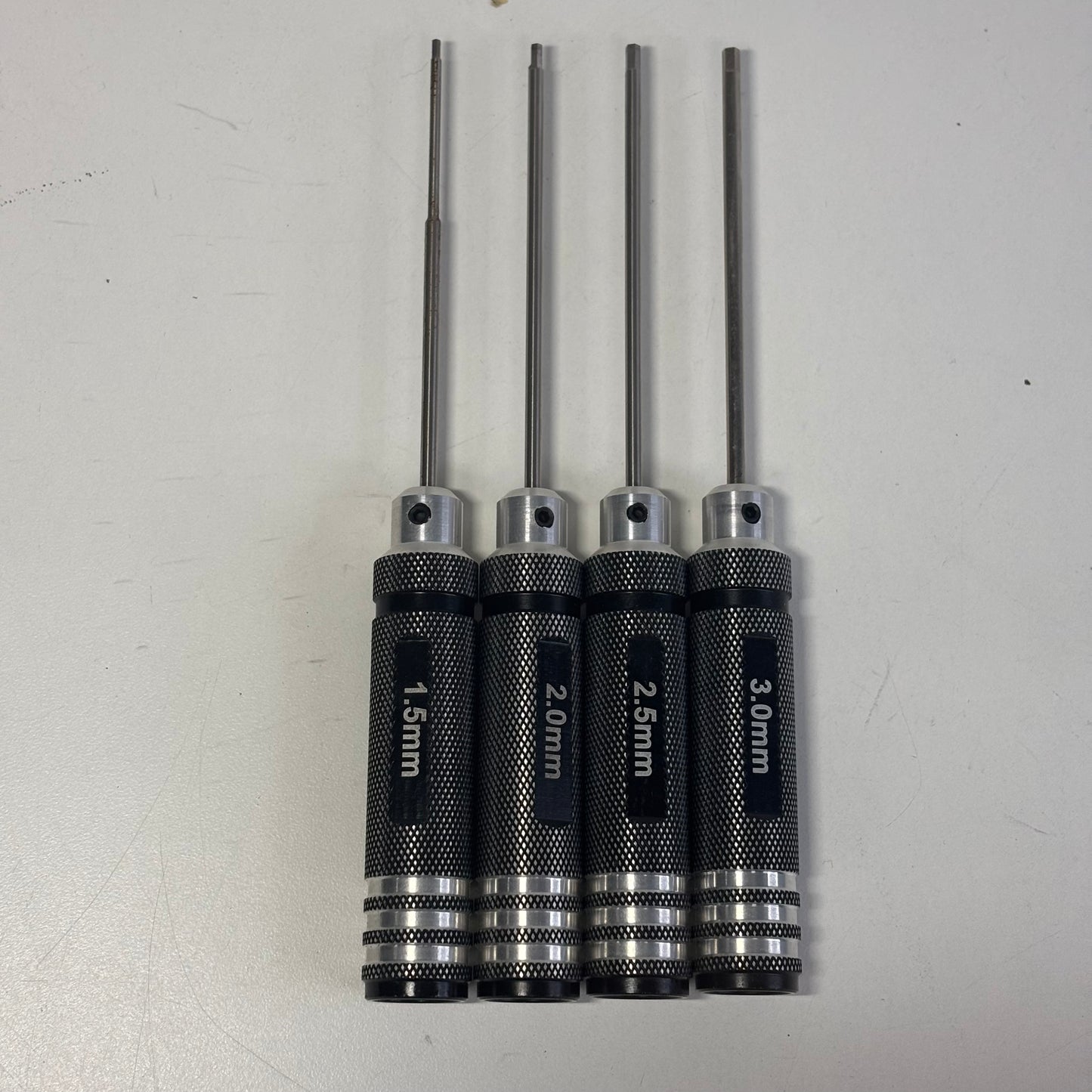 Alloy Tools Set Silver/Black 1.5 - 3.0 Allen