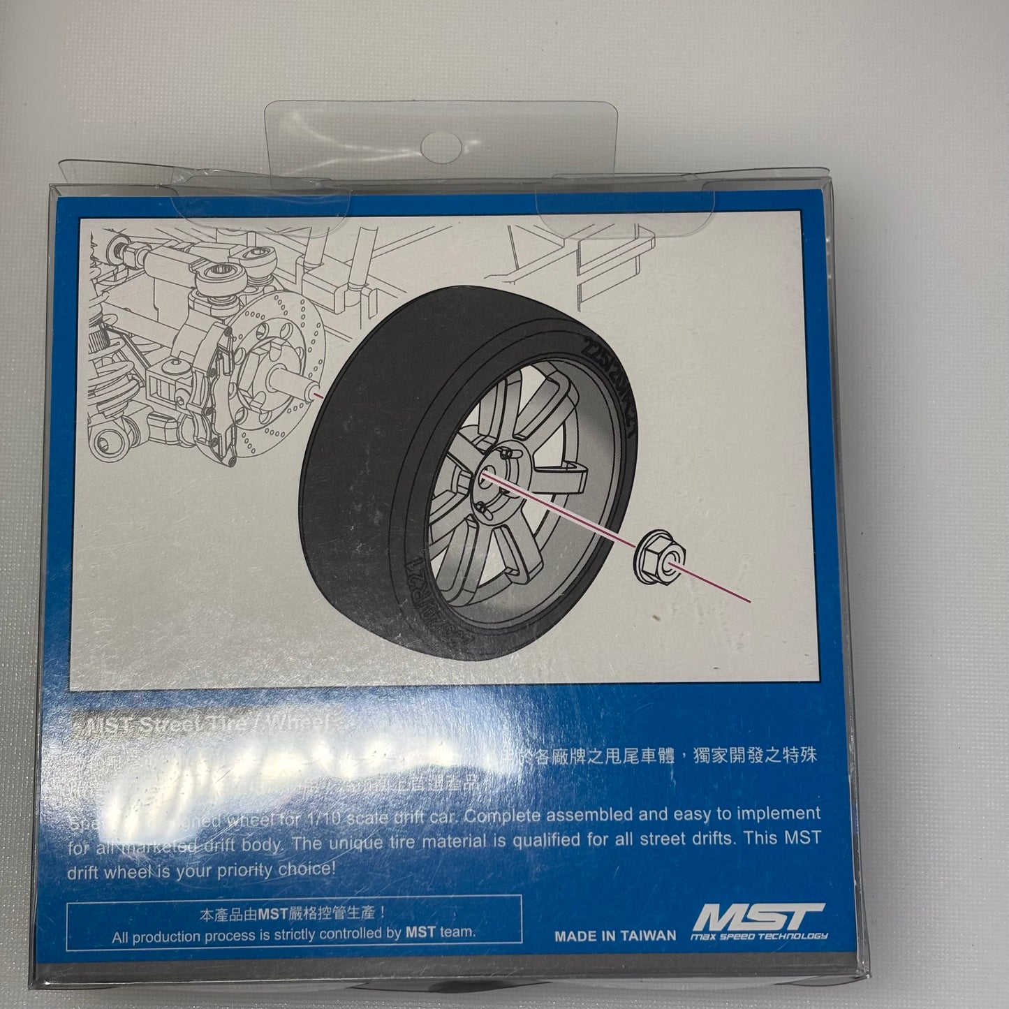 MST Yellow 5 Spoke Wheels Offset 3 With Tyres