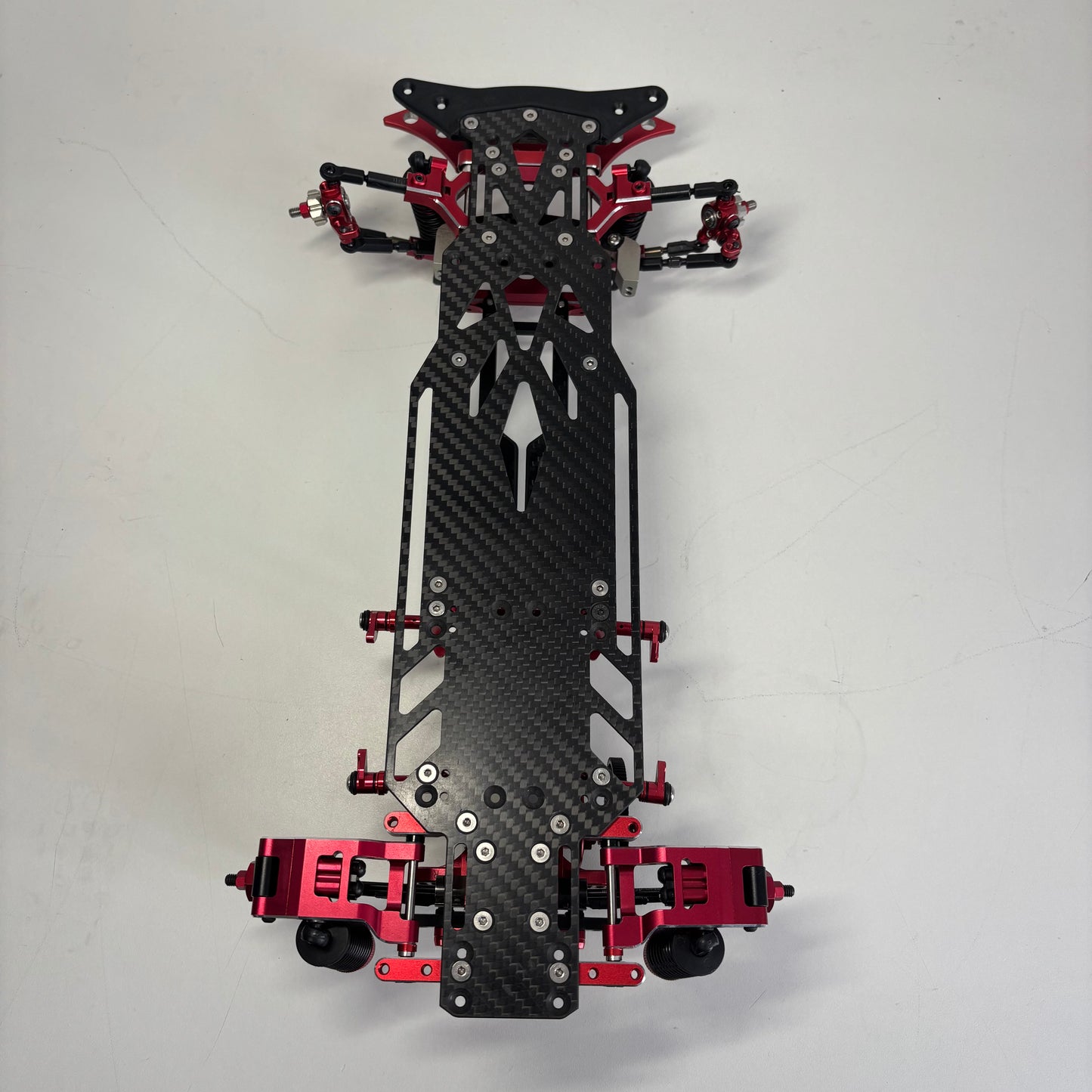 Reve D MC1 MC-1 Red Alloy Carbon Drift Chassis