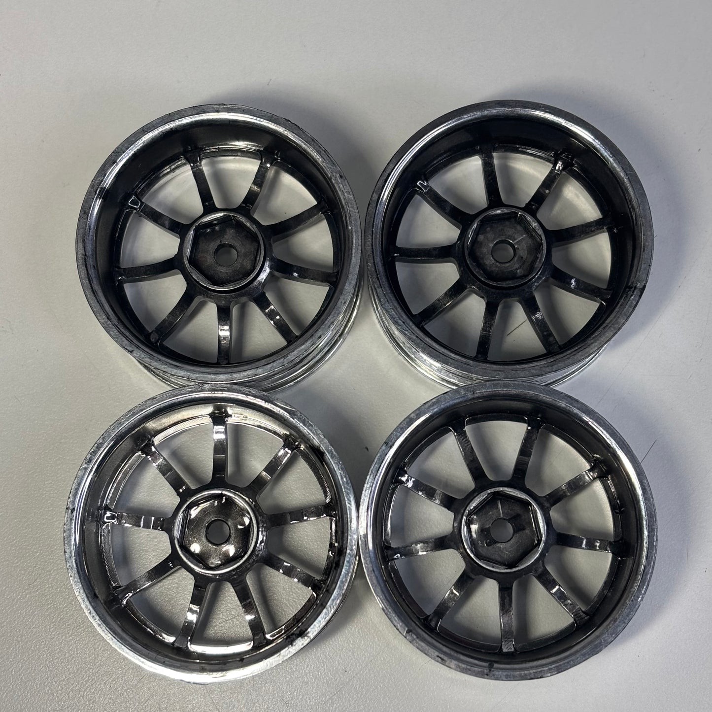 Chrome & Black Wheels