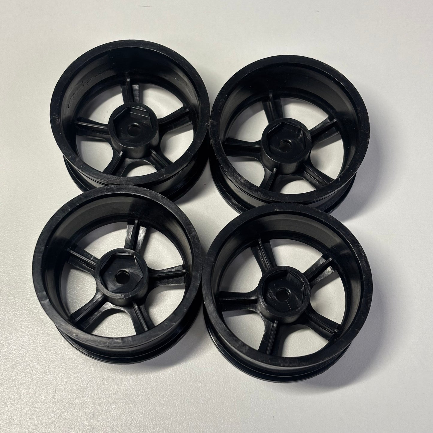 Black 5 Spoke Wheels Offset 3