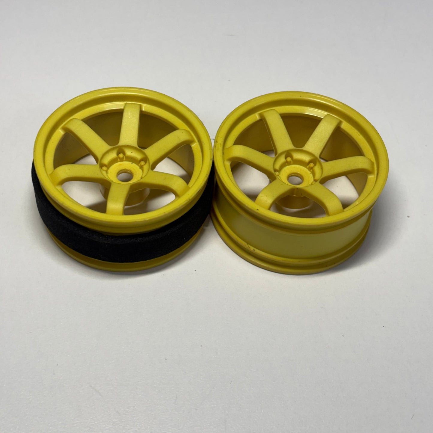 7mm Yellow Wheels TE37