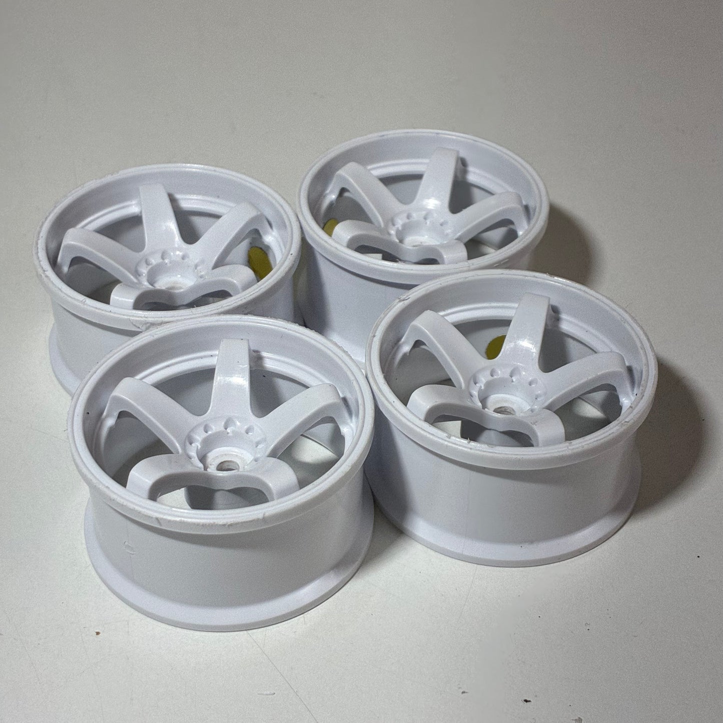 Lab Gold Dot High Traction White Wheels Offset 8mm