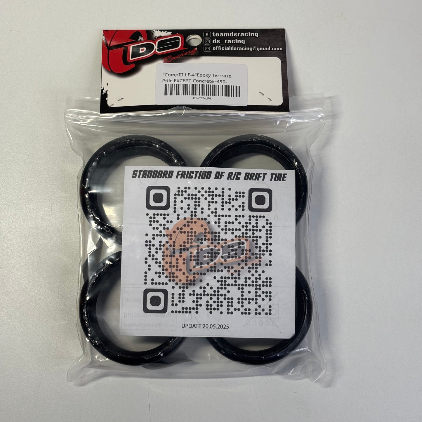 DS Racing Comp III LF-4 Tyres New