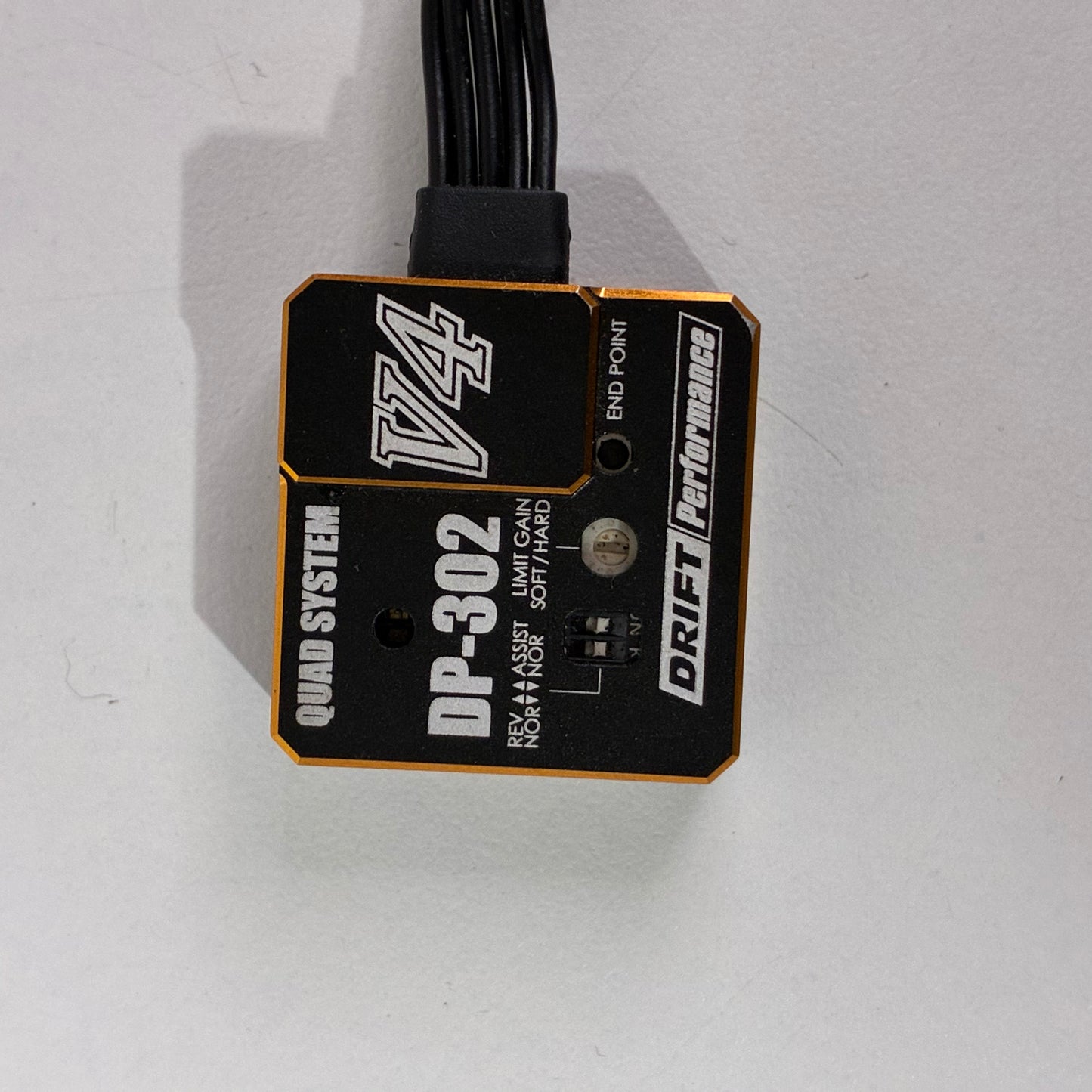 Yokomo DP-302 V4 Drift Steering Gyro Black Alloy