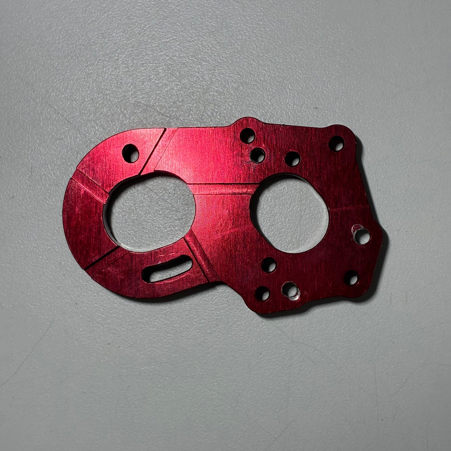 MST RMX 2.0 Aluminum Spur Gearbox Motor Heat Sink Mount In Red