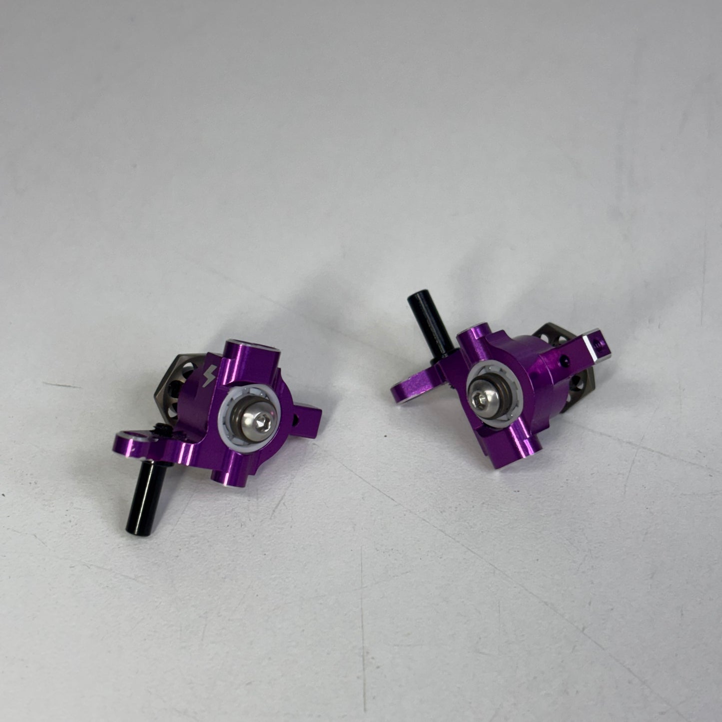 Shibata Purple Alloy Knuckles & Axles