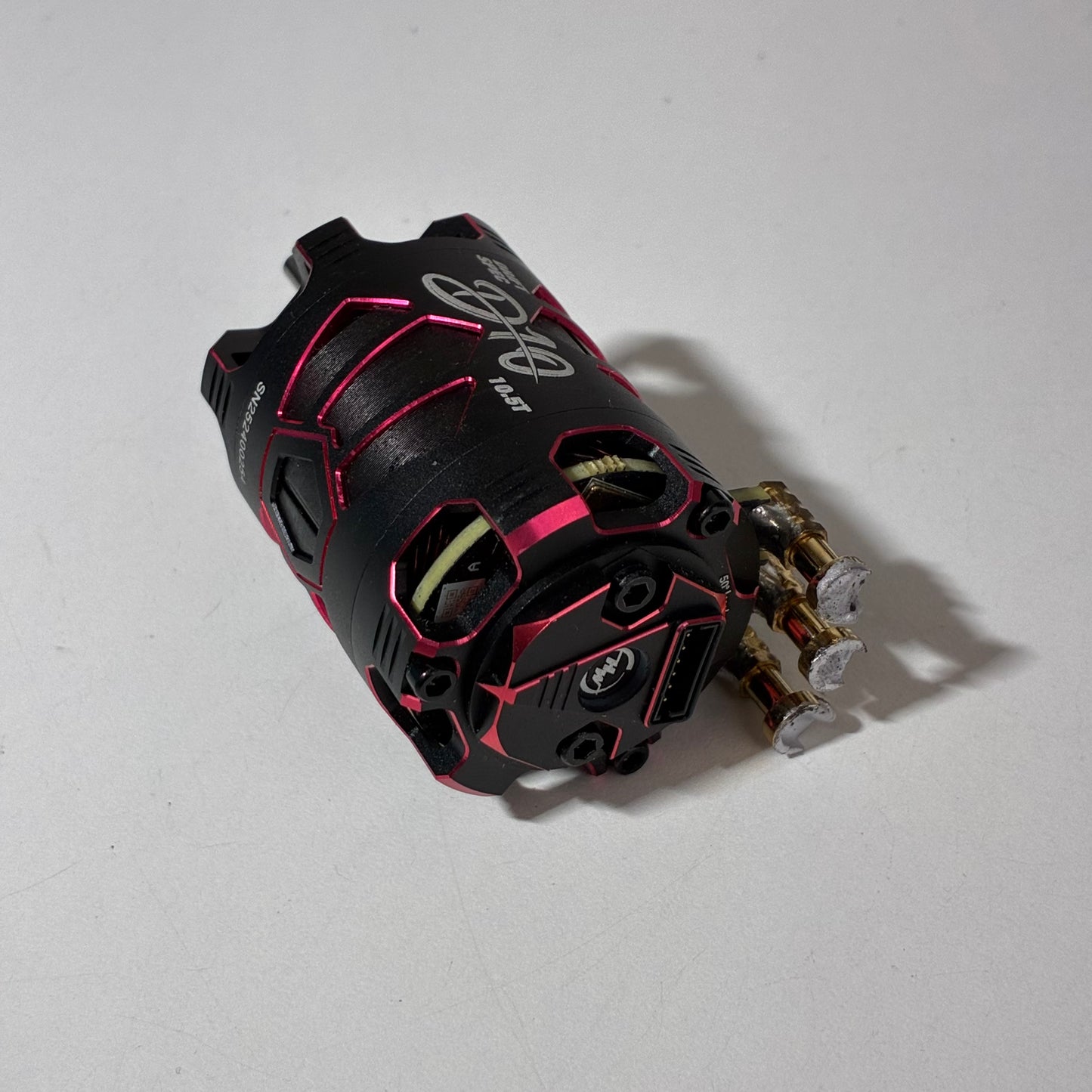 Hobbywing Xerun D10 10.5T Drift Brushless Motor Black Red With Internal Fan