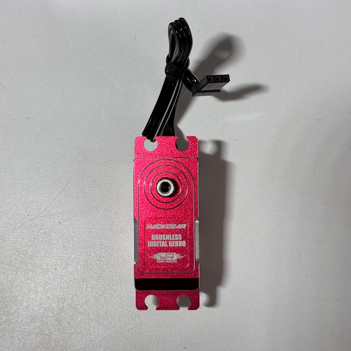 YE-0050RD Aluminium Case Hackgear Low Profile Digital High Speed Brushless Servo For 1/10 RC Red
