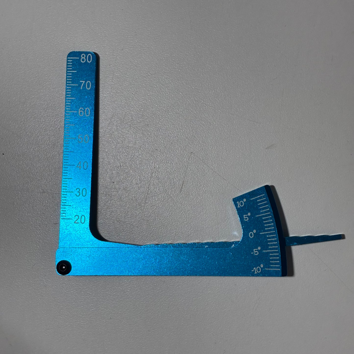 3-in-1 RC Car Camber Gauge and Height Ruler Blue