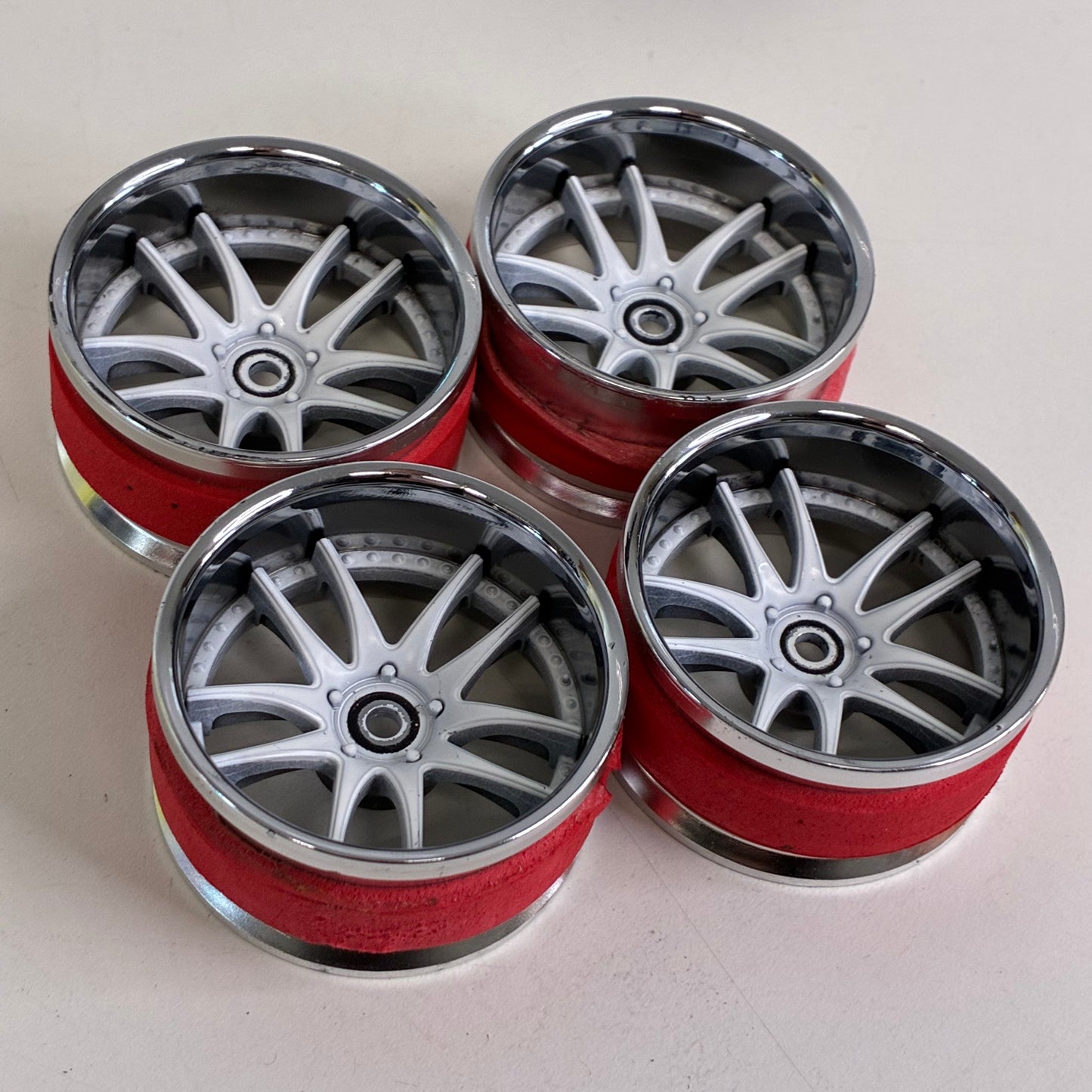 Lab Work White Chrome Wheels Offset 8mm