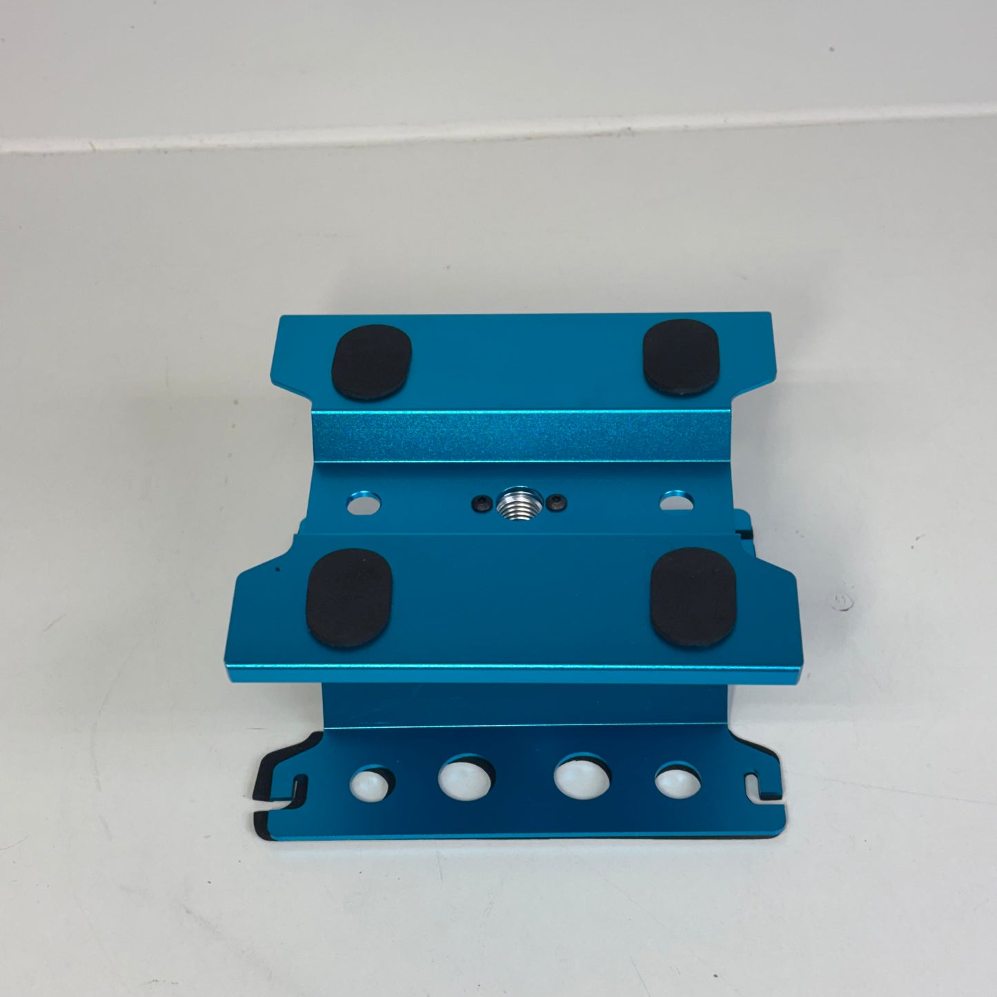 Blue Alloy Chassis Rotating Stand & Shock Holder