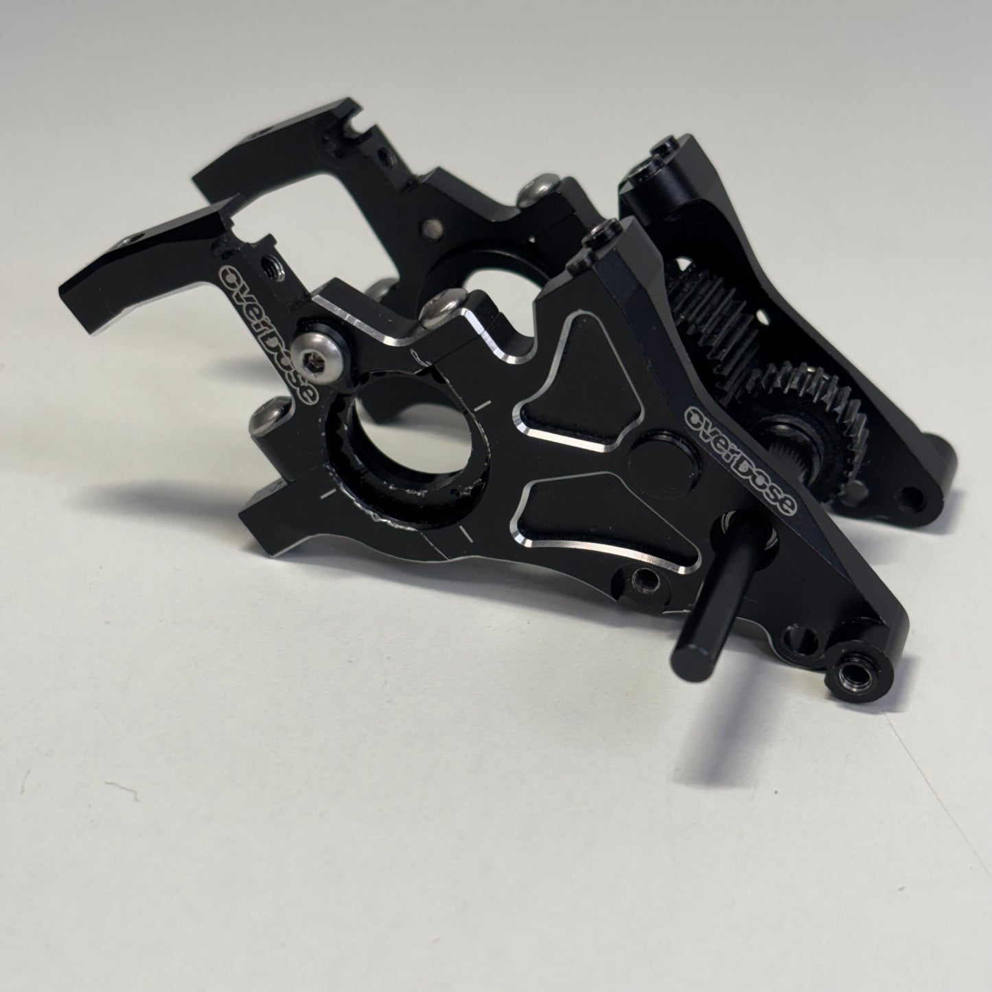 Overdose Galm Black Alloy Gearbox Bulkhead Gear Drive