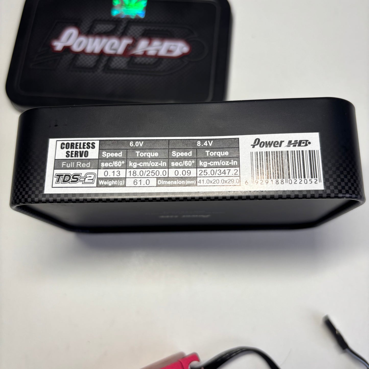 PowerHD TDS-2 Red Alloy Servo Programmable