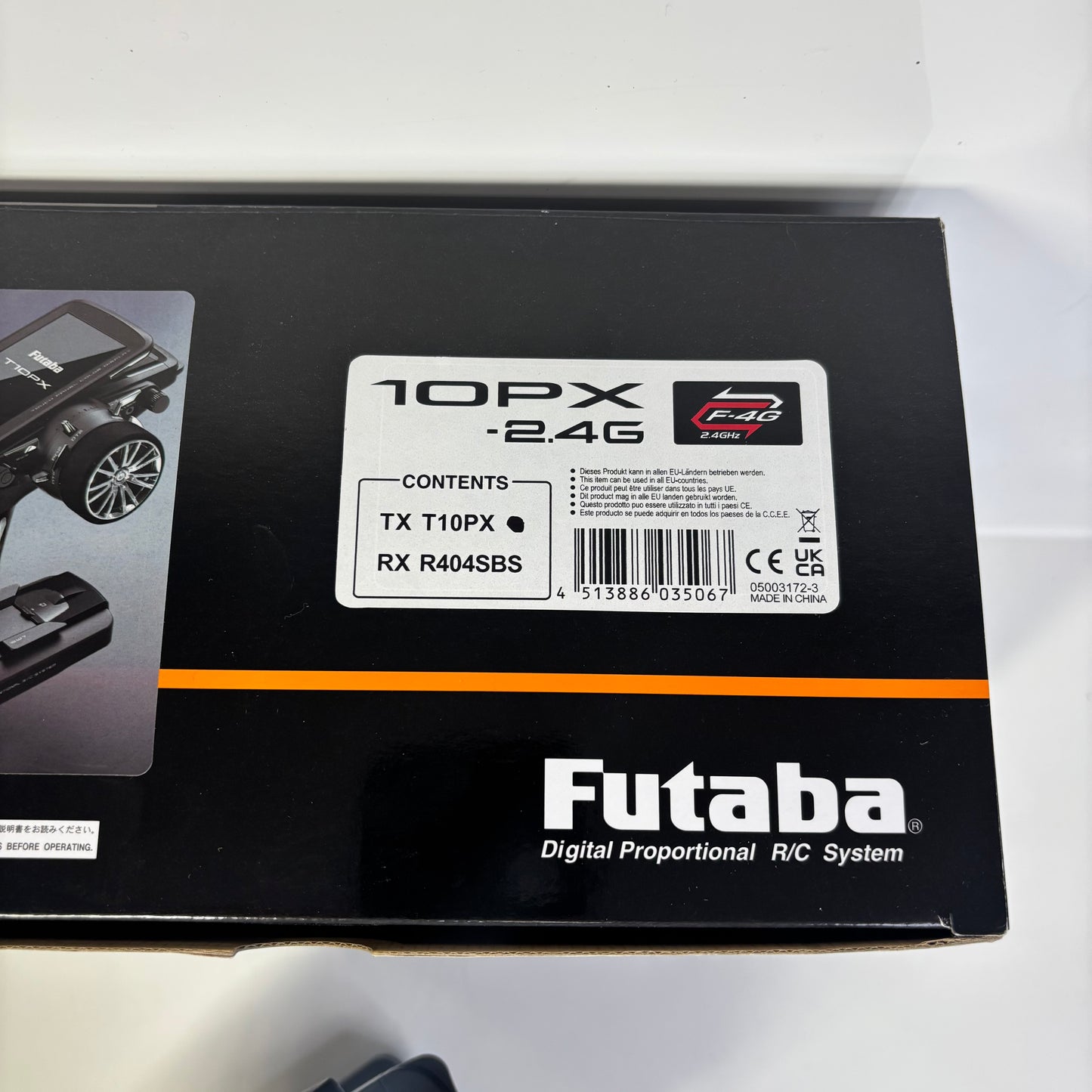 Futaba 10PX Controller Boxed With Carbon Handle & LiFe Battery