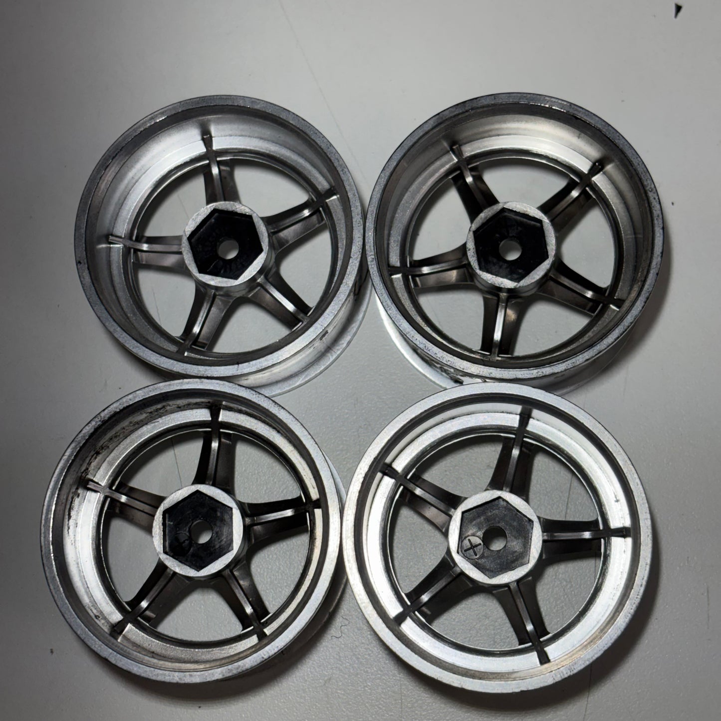 GTRC 5 Spoke Chrome & Silver Wheels Offset 6/7