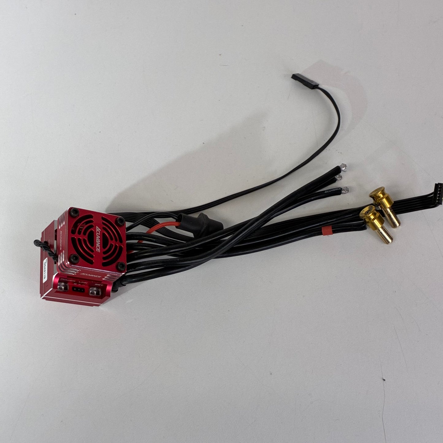 Acuvance XX Red ESC Brushless Sensored With Alloy Rey Storm Fan